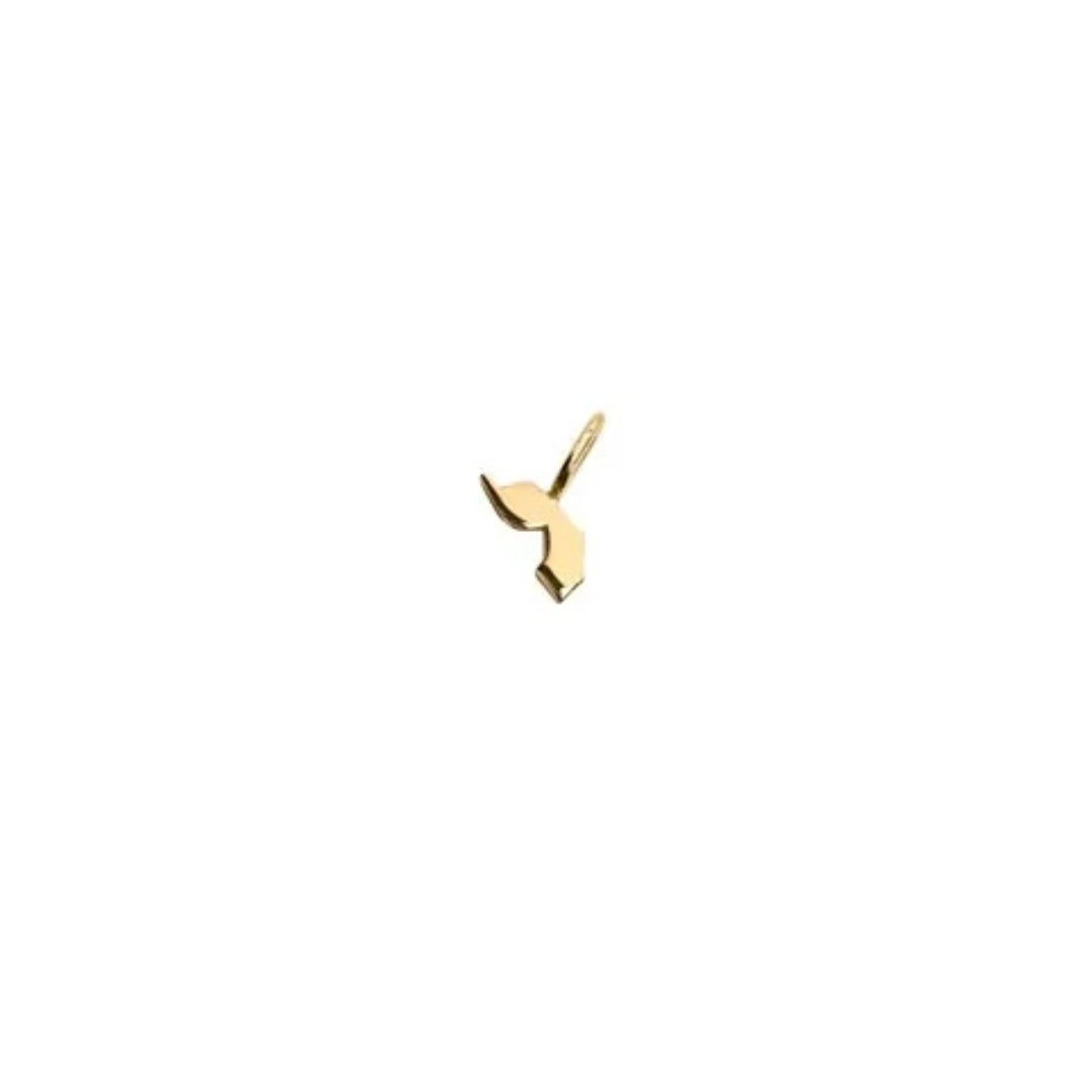 Letter Necklace - Large Aleph-Bet Gold Pendant