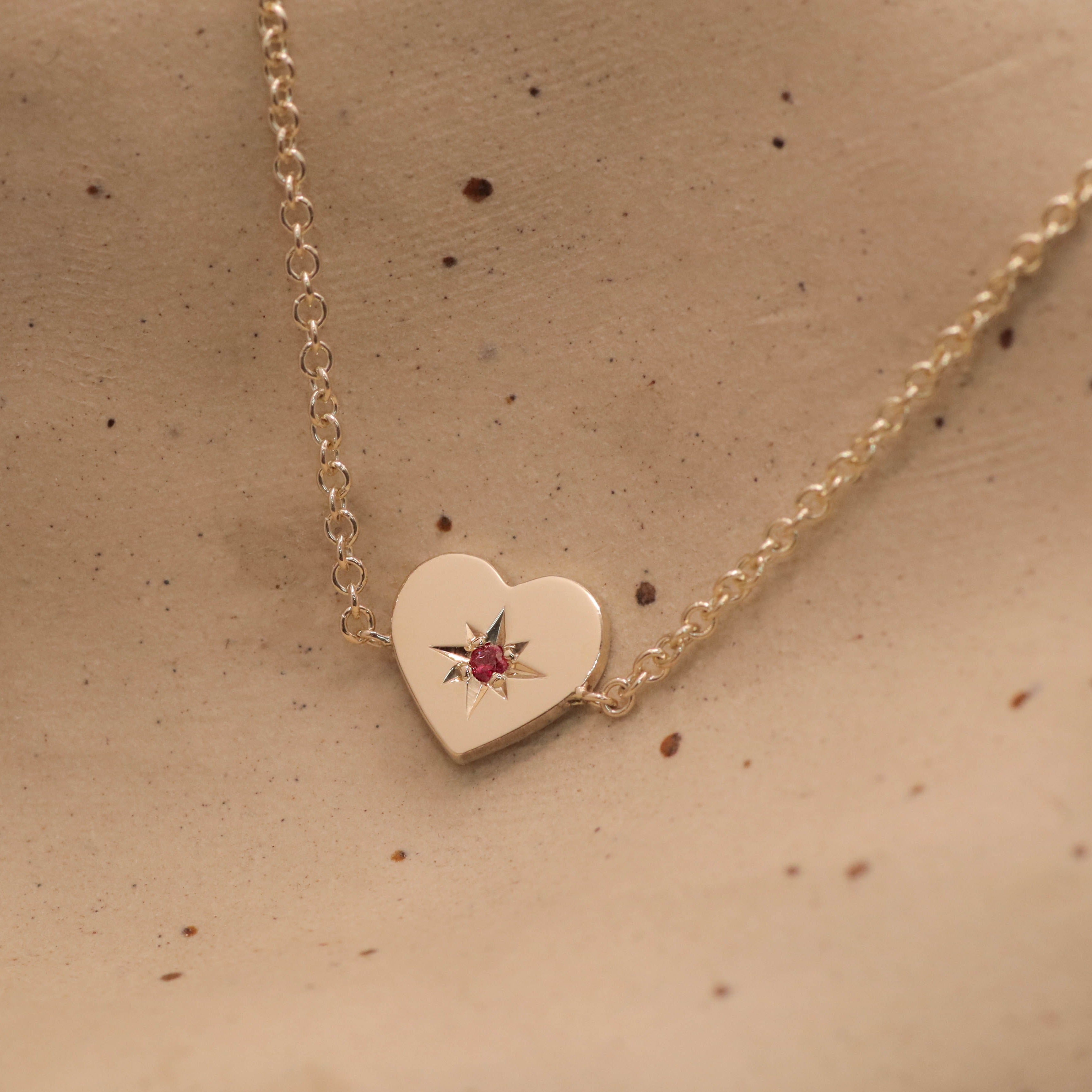 Heart Bracelet ruby