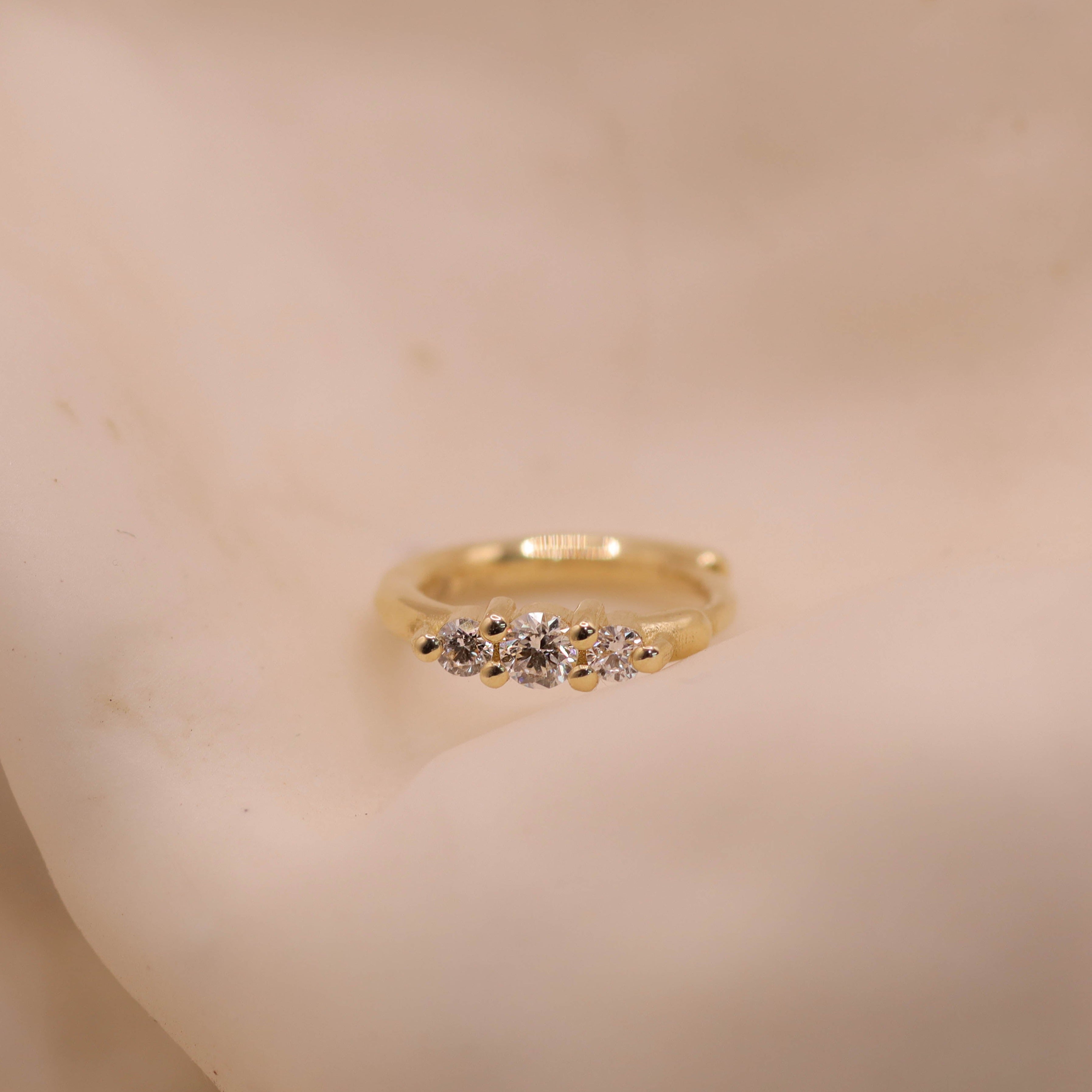 Audrey Medium Hoop White Diamonds