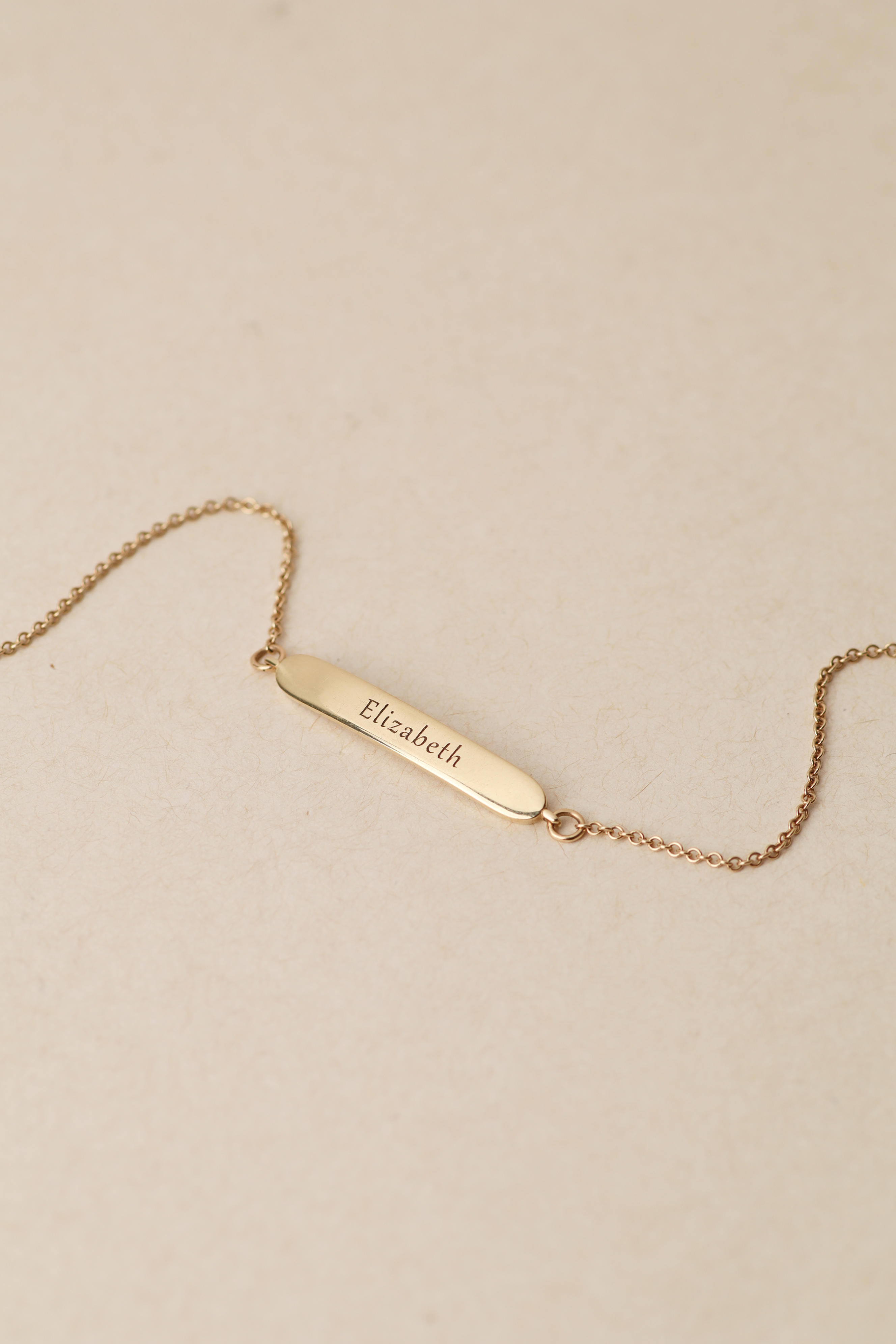 Florence Gold Bracelet With Engraving