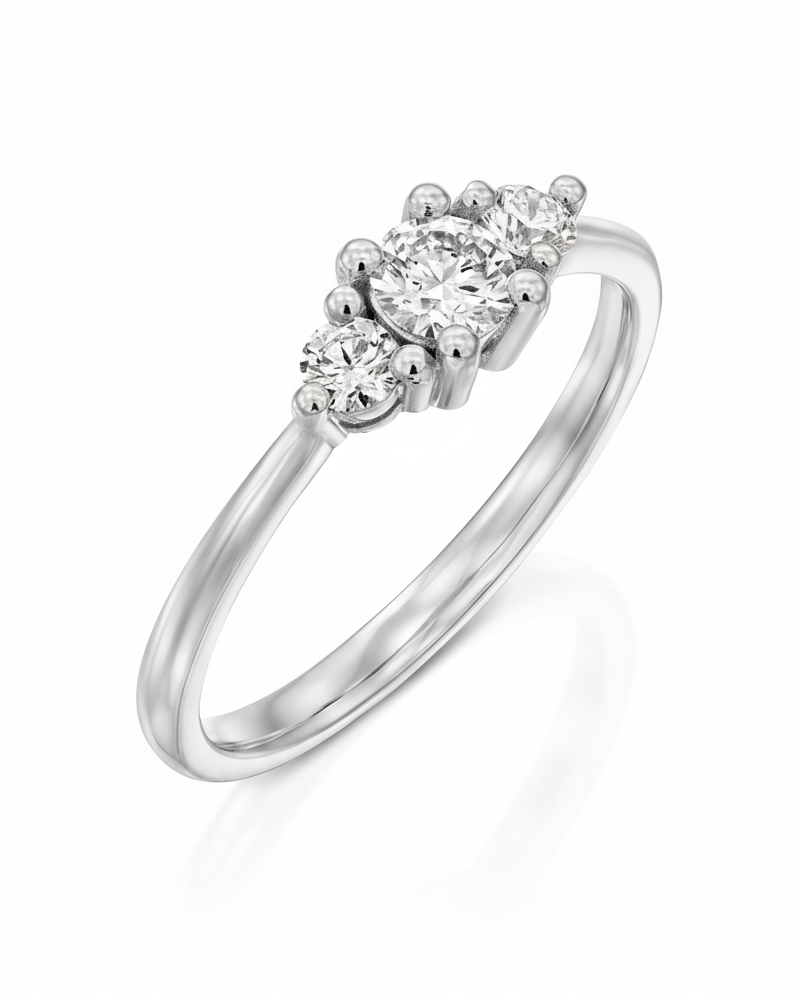 Audrey Gold Ring 3.5mm Diamond