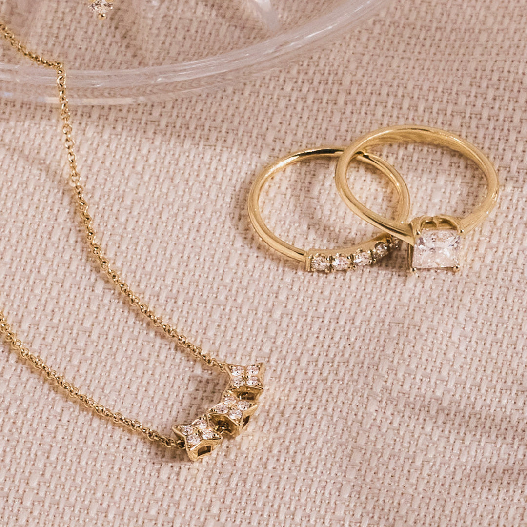 Garbo Ring lab diamond