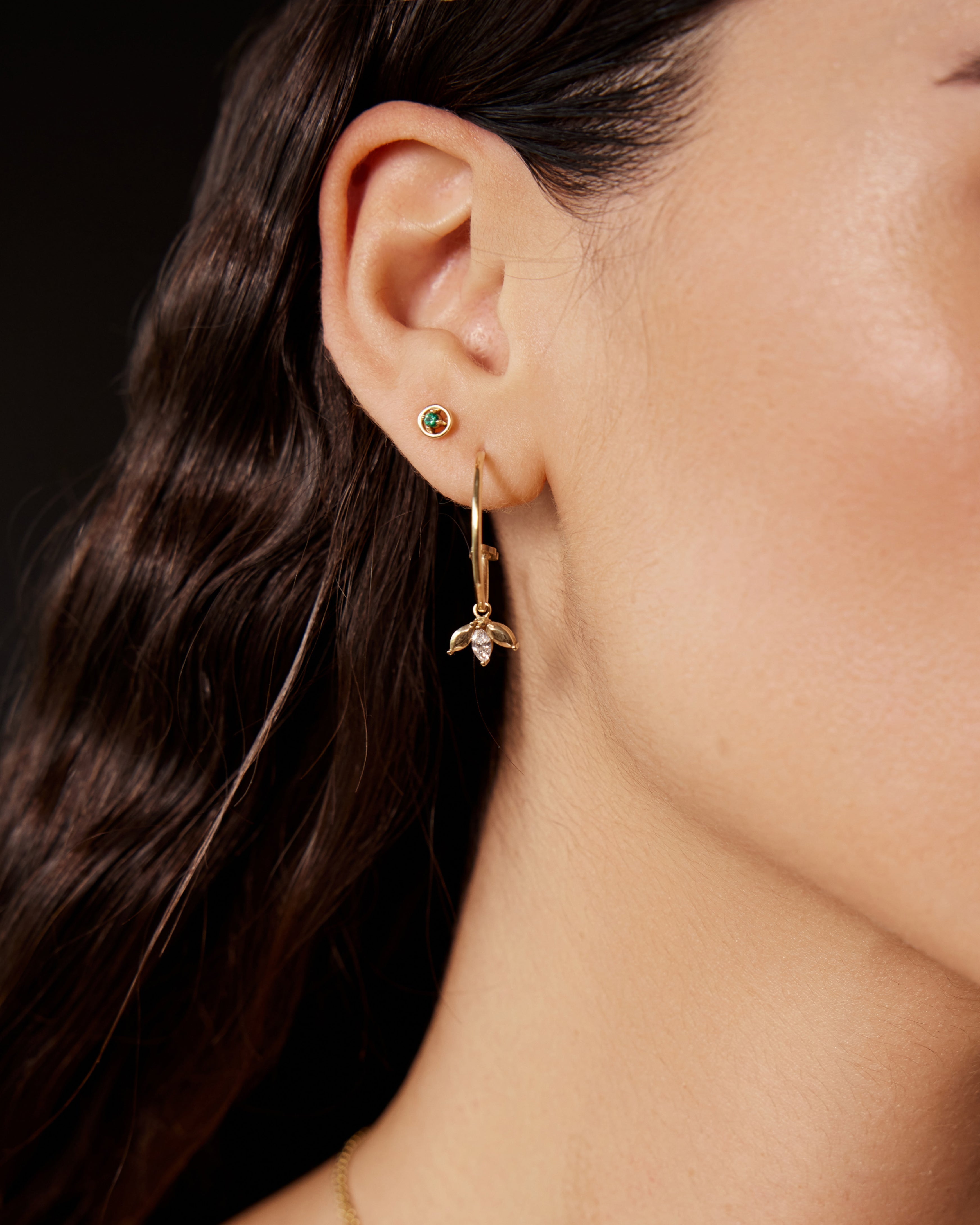 Earring 15 - Emerald