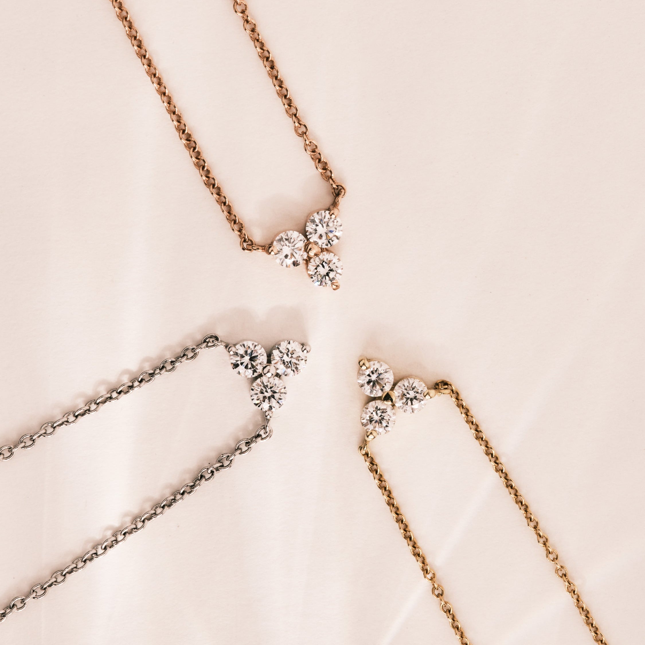 Grace Necklace White Diamonds
