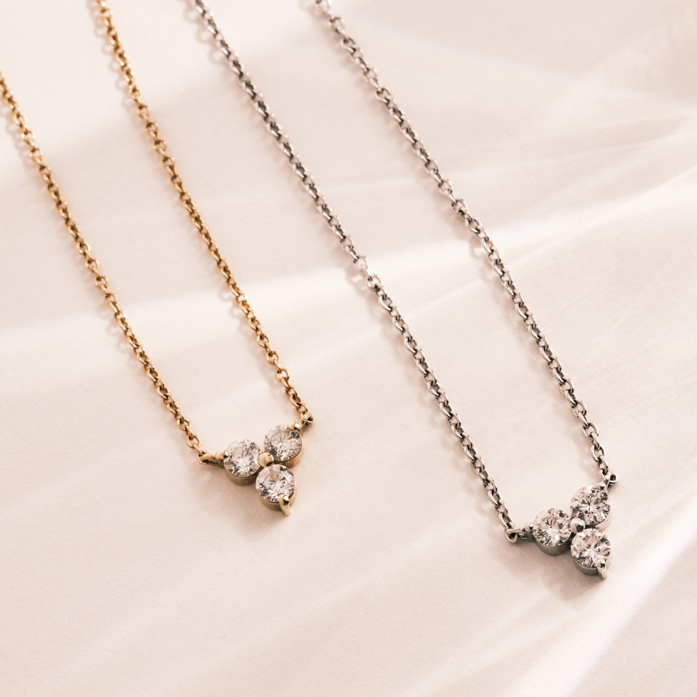 Grace Necklace White Diamonds