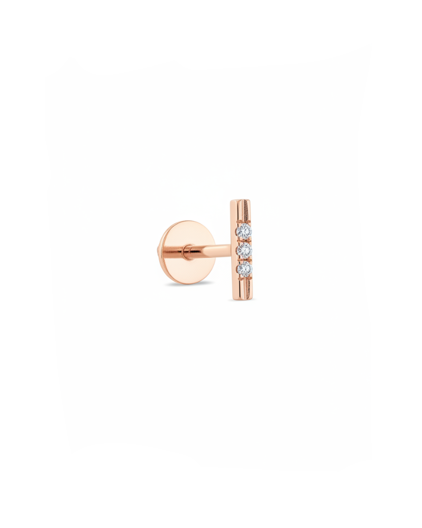 Valerie Piercing Earring White Diamonds