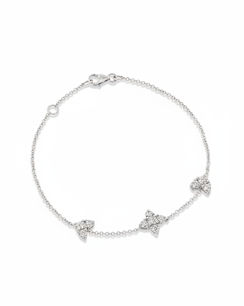 Judith Gold Bracelet White Diamonds