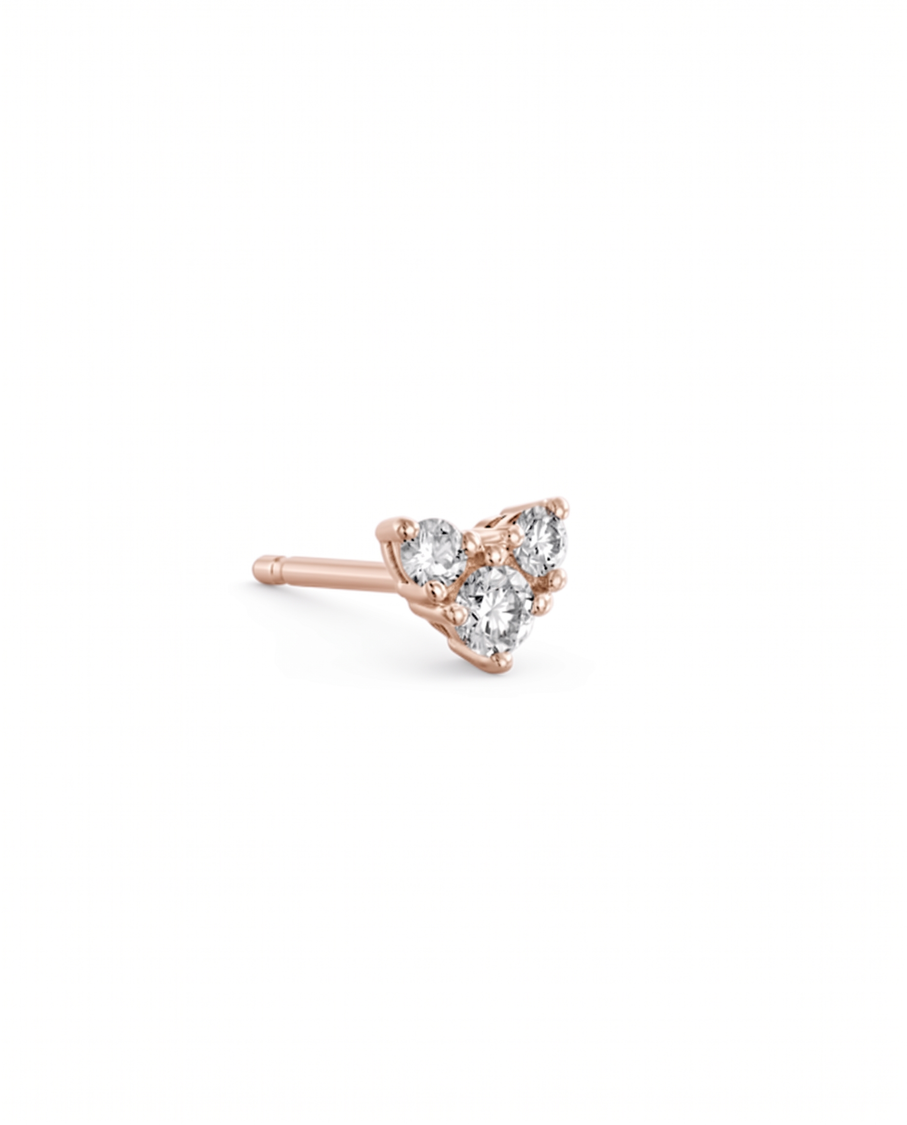 Tatiana Gold Earring White Diamonds