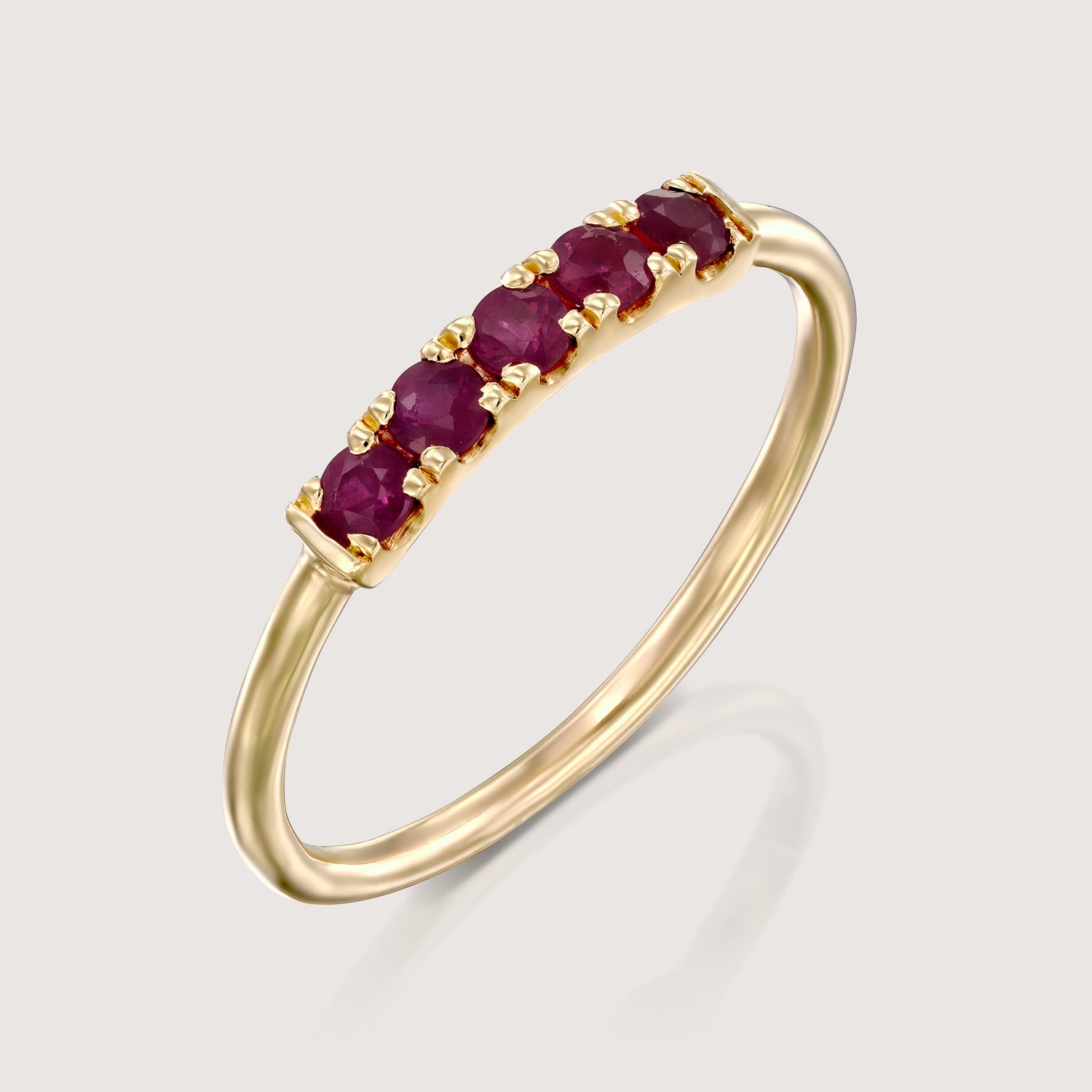 Candy Gold Ring With Ruby