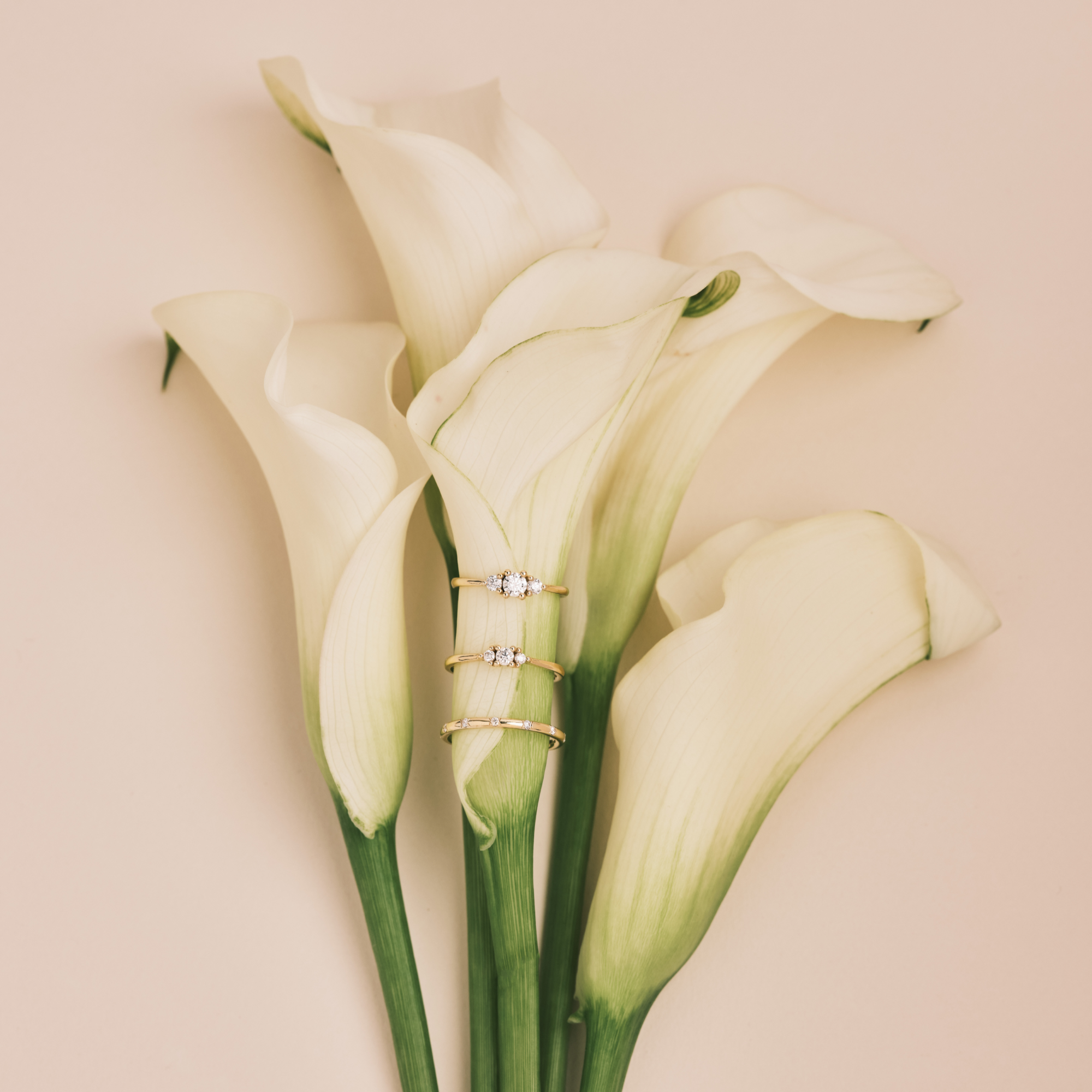 Audrey Gold Ring 3mm Diamond