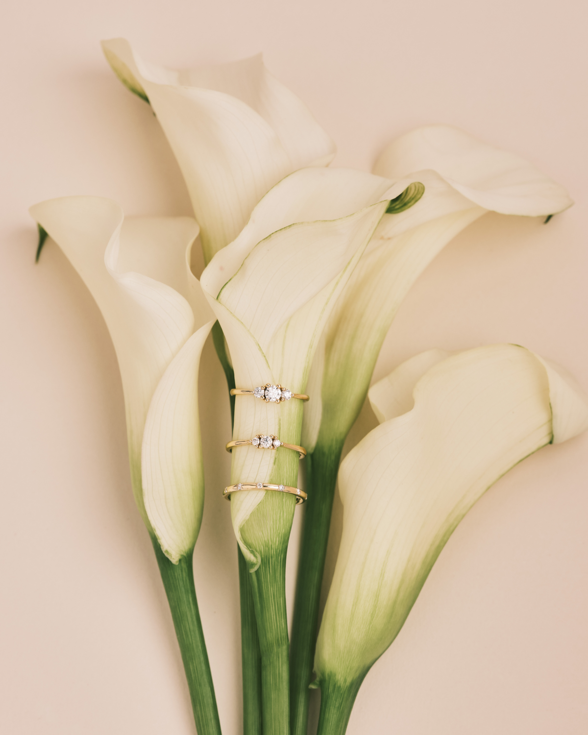 Audrey Gold Ring 3mm Diamond