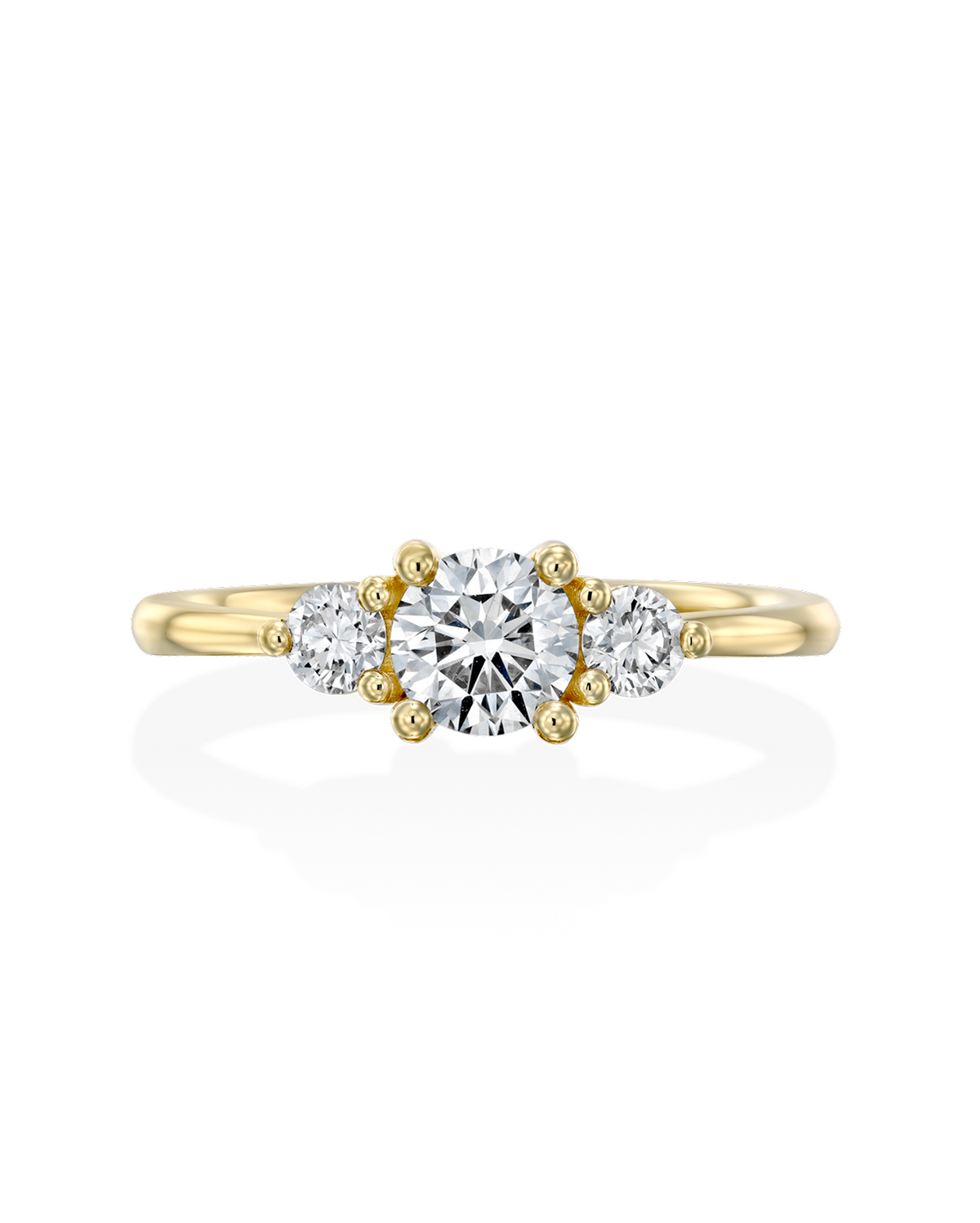Audrey Gold Ring 5mm Diamond
