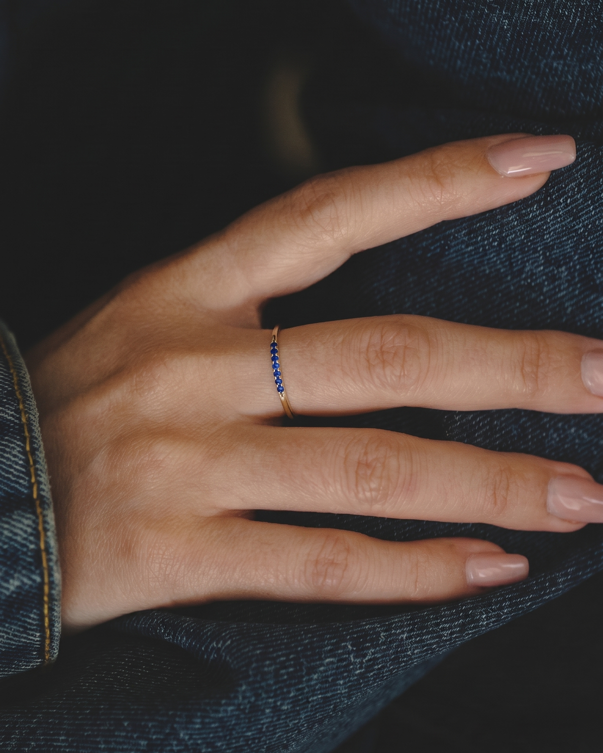Kelly Ring with Sapphire