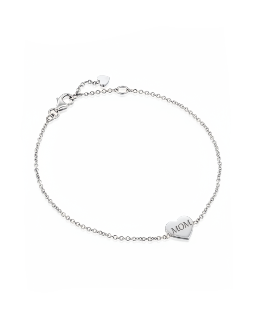 Heart Bracelet with Engraving