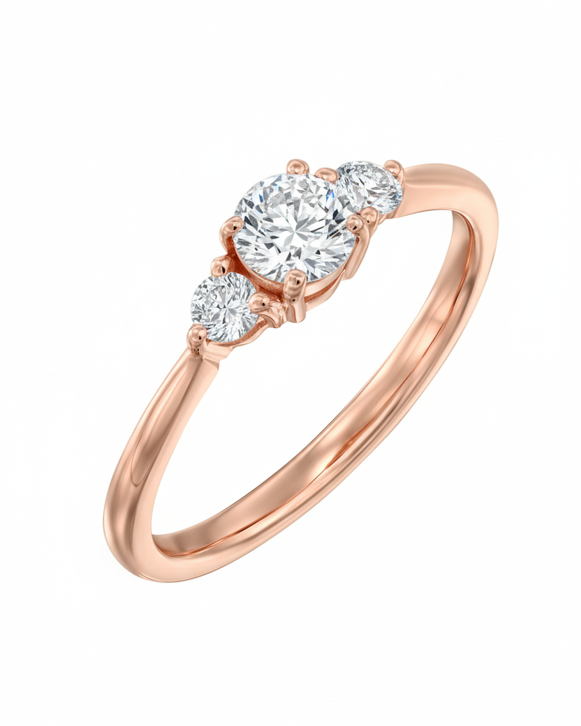 Audrey Gold Ring 4.5mm Diamond