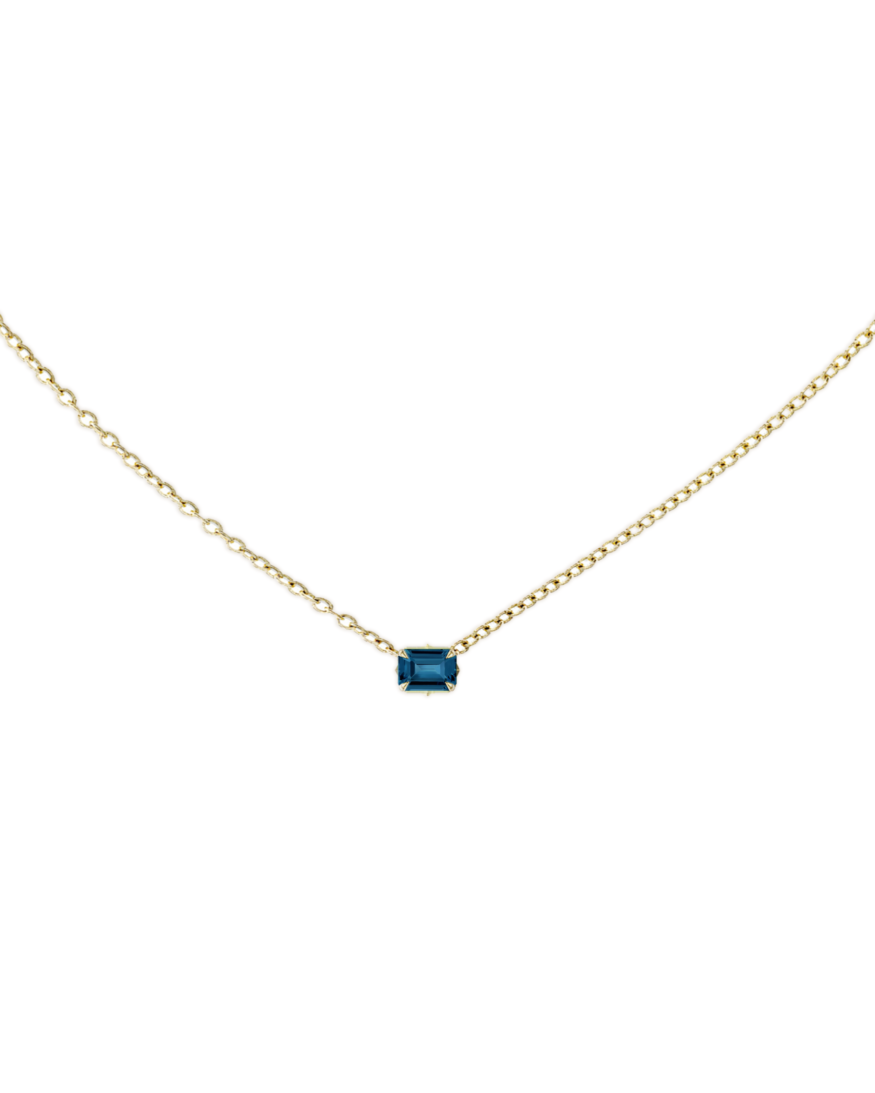 Eloise Necklace blue topaz