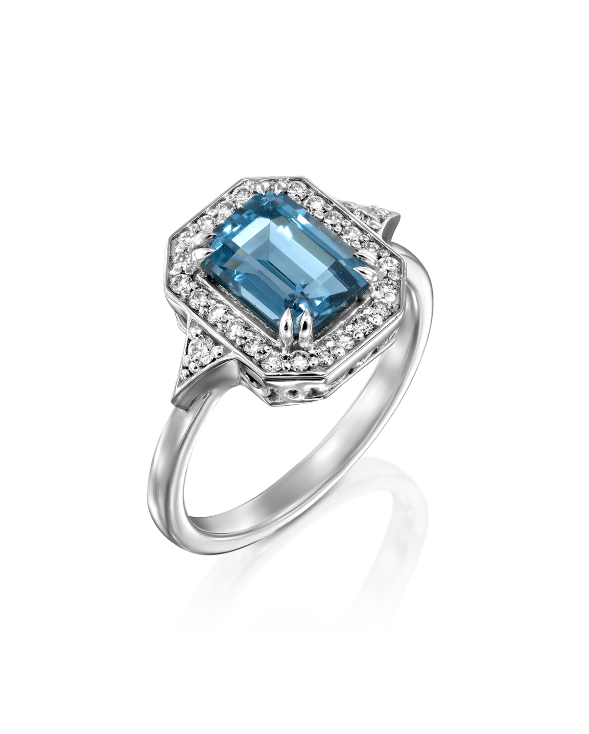 Katerina Ring With Blue Topaz