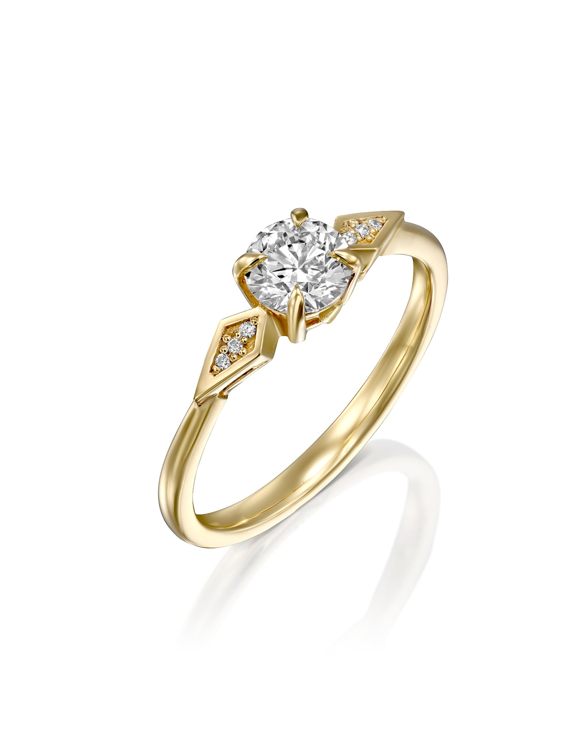 Emily Ring White Diamonds - 5mm
