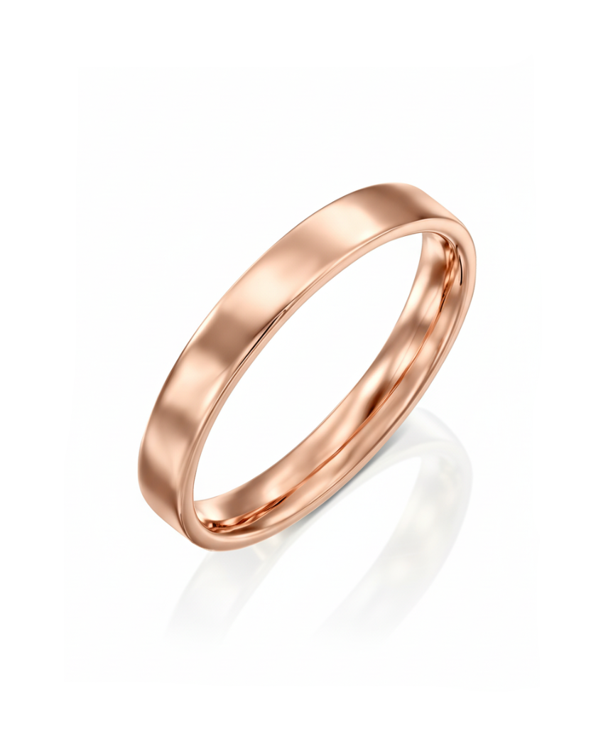 Frankie Gold Wedding Band - 3mm