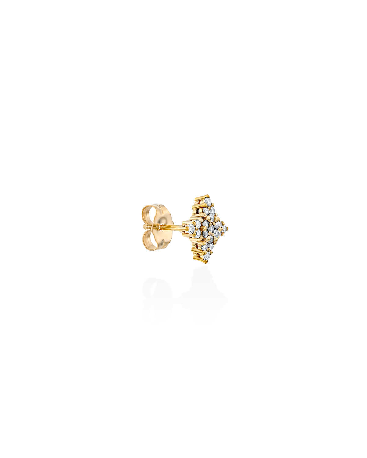 Uranus Earring With White Diamonds