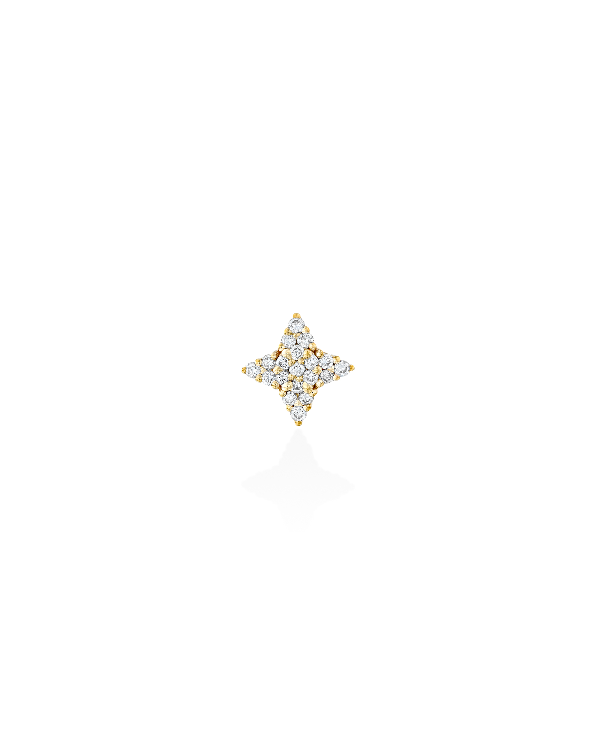 Uranus Earring With White Diamonds