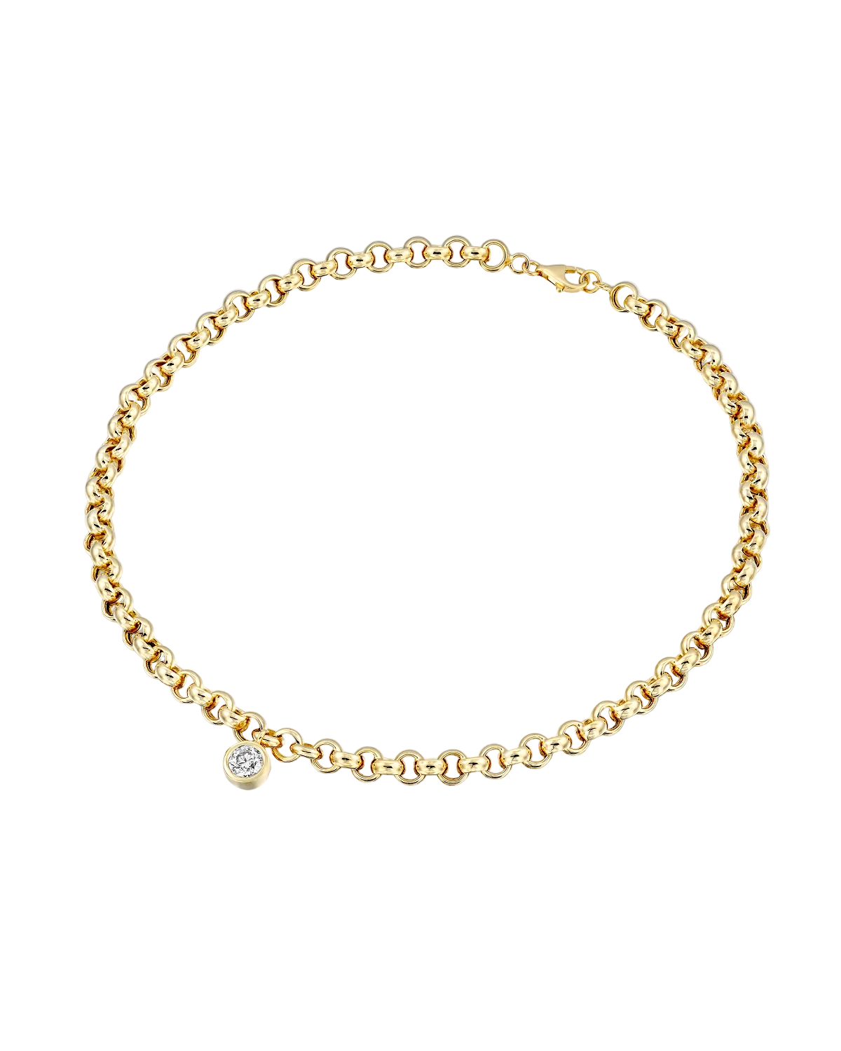 dolly gold necklace diamond