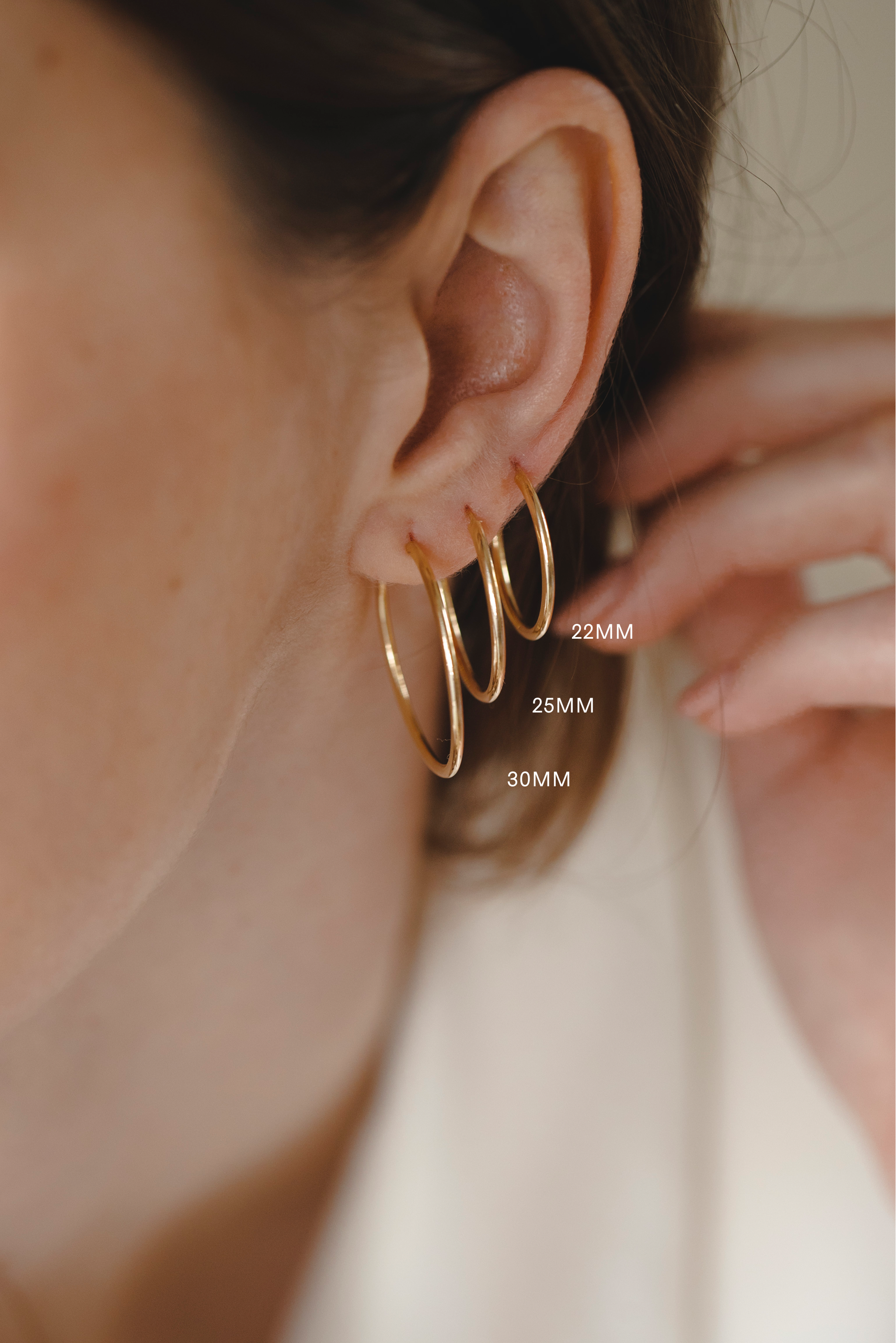 Flexi Gold Hoop Earring