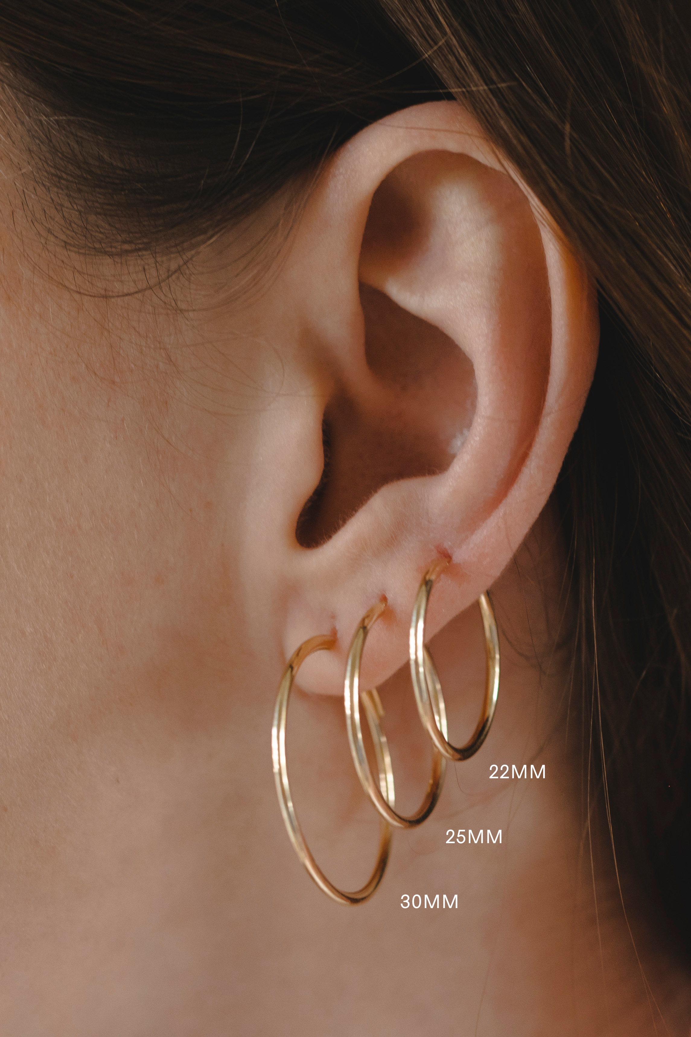 Flexi Gold Hoop Earring