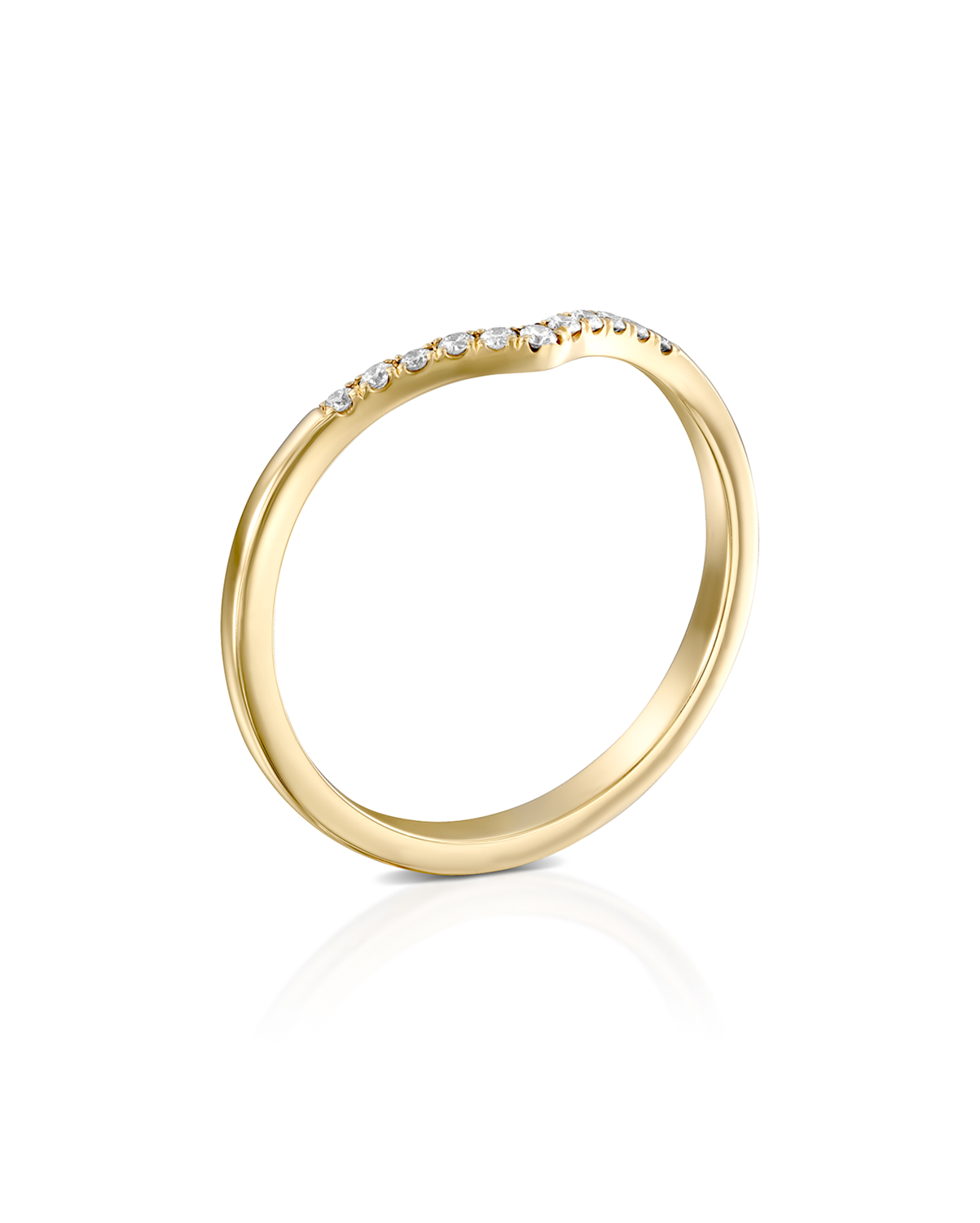Hannah Ring With White diamonds