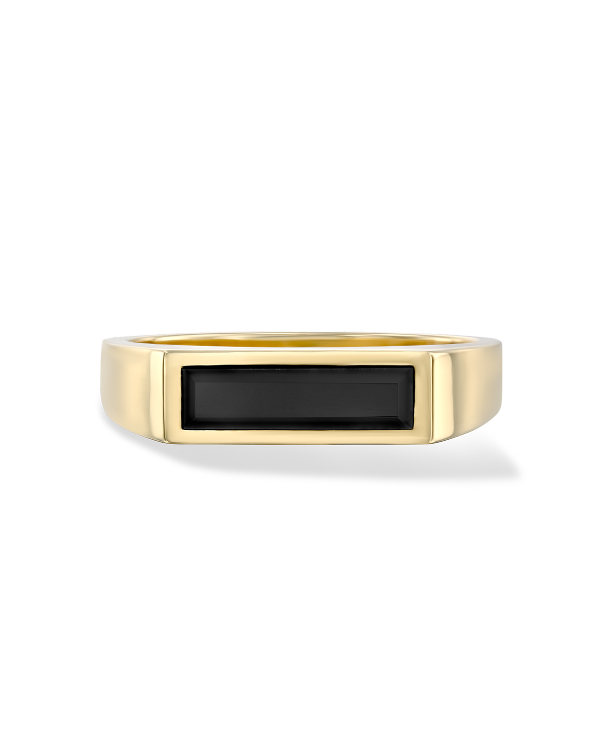 Samantha Gold Ring with Black Onyx