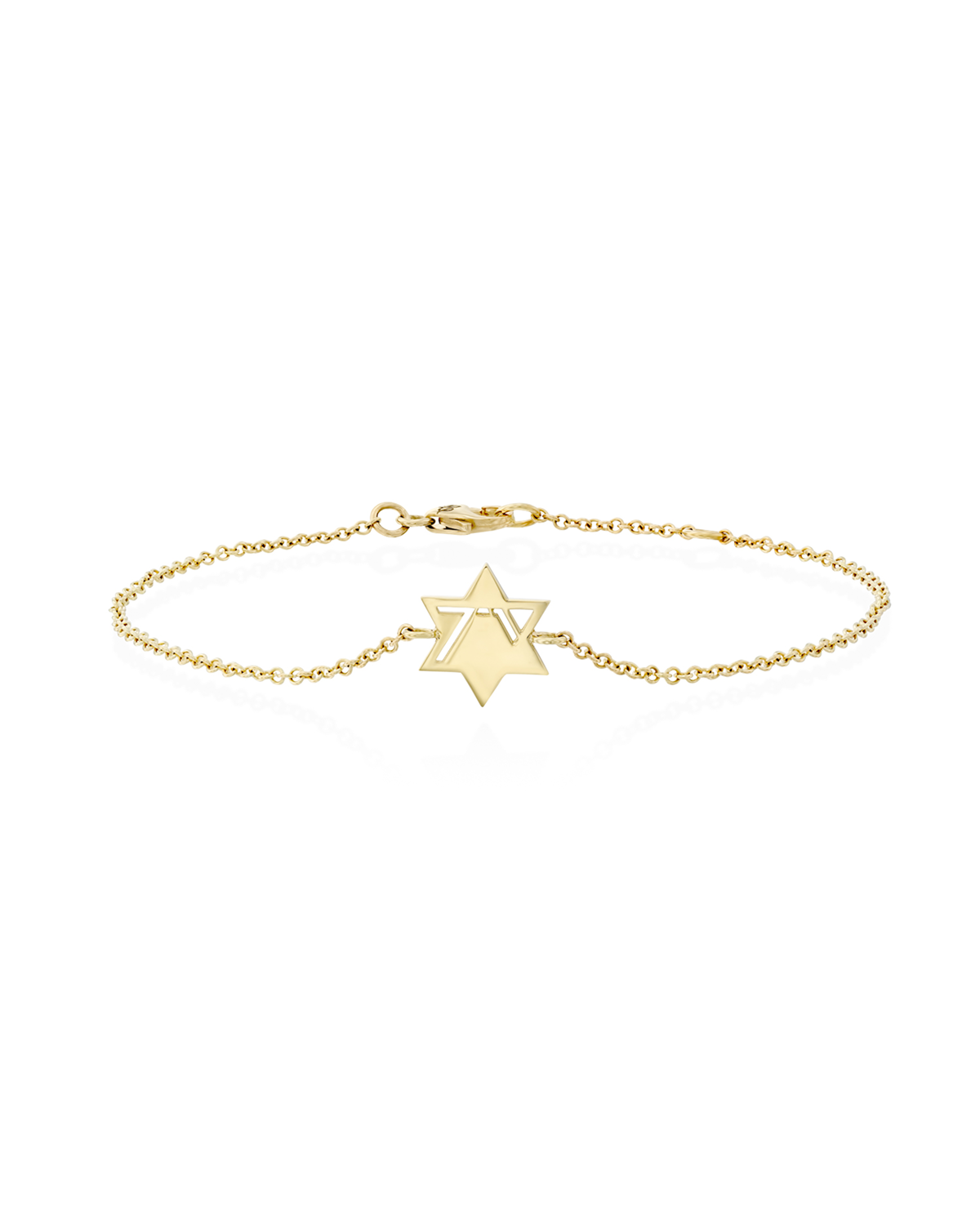 Heroism Star Of David Gold bracelet