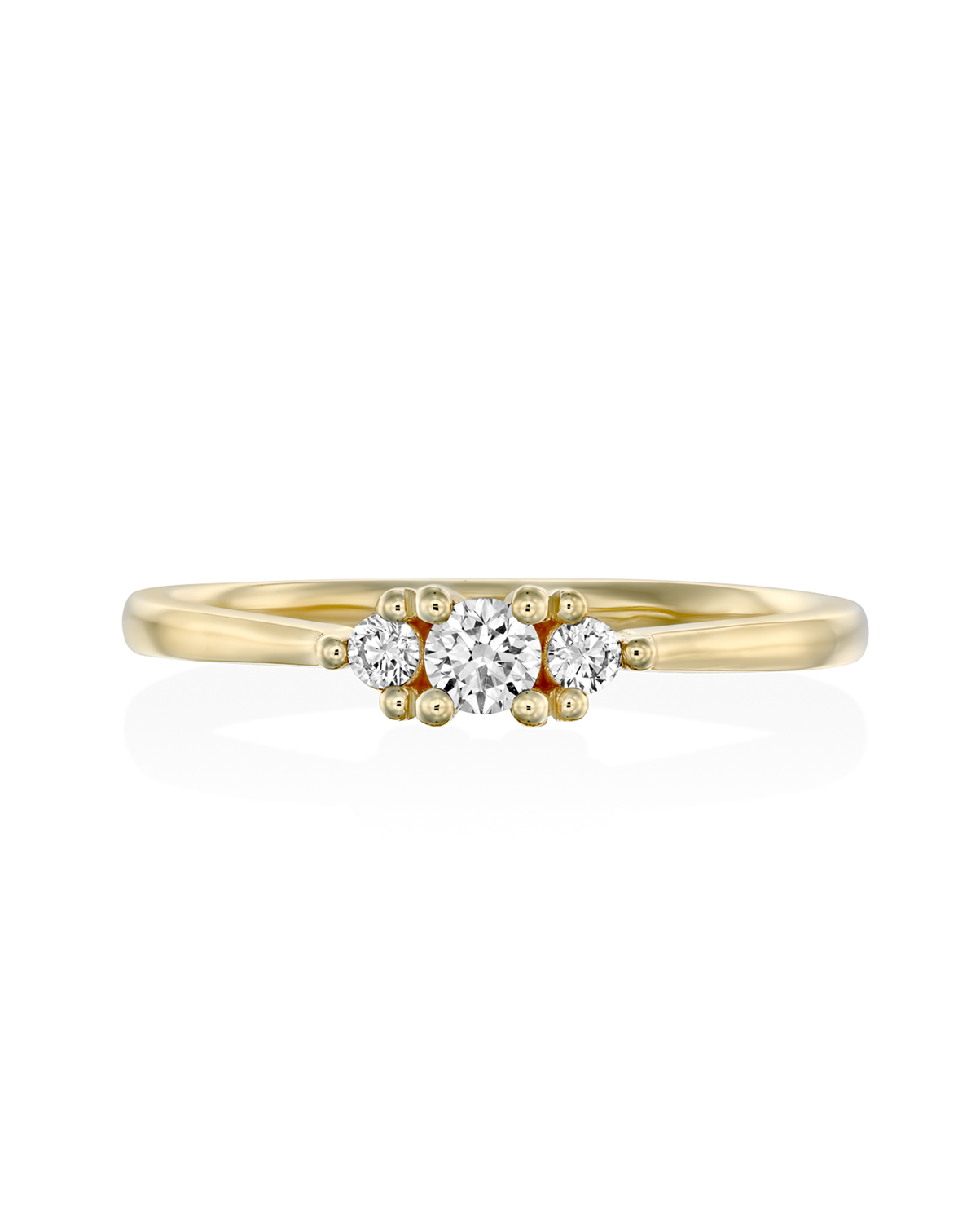 Audrey Gold Ring 3mm Diamond