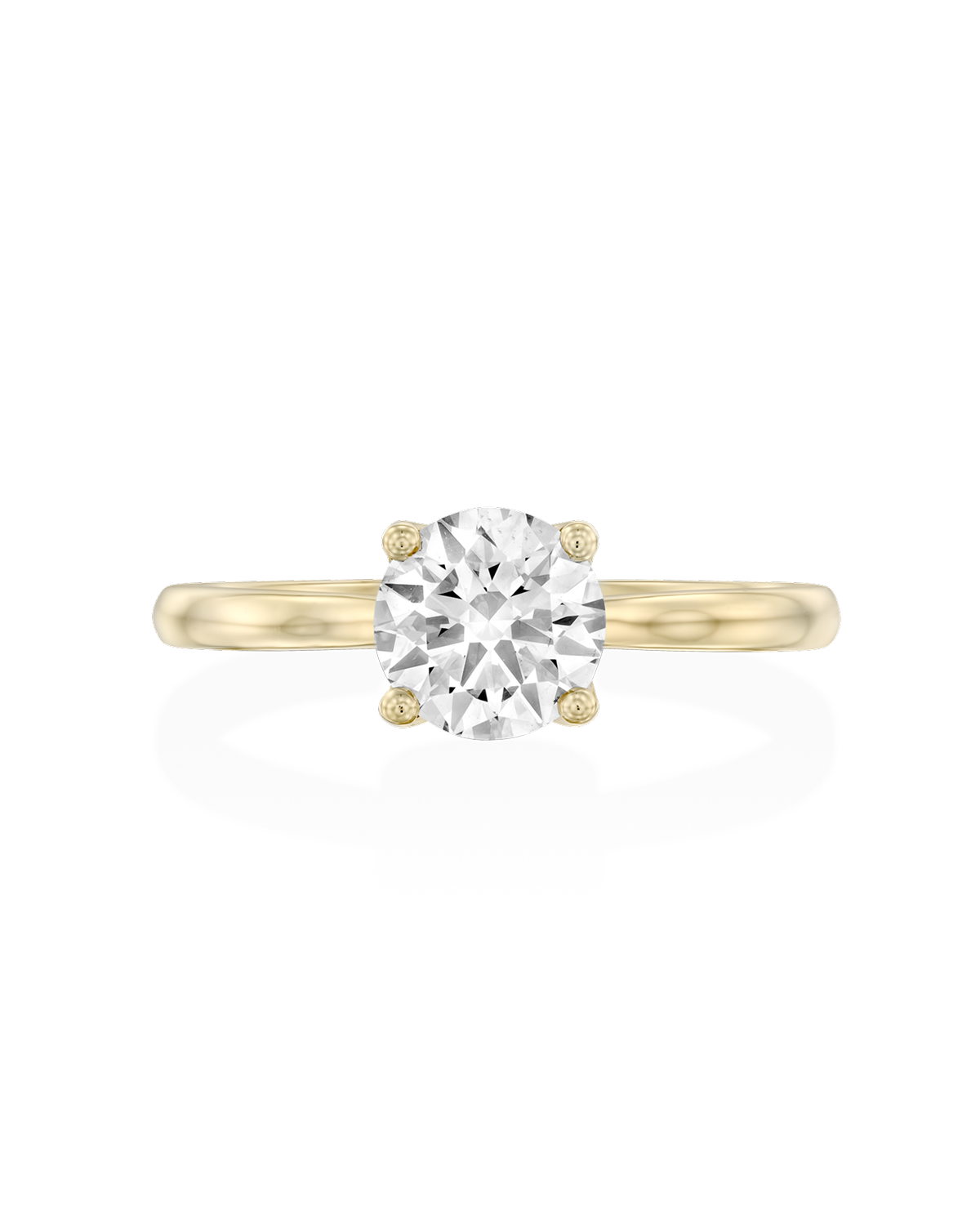 Monroe Ring 6.5mm lab diamond