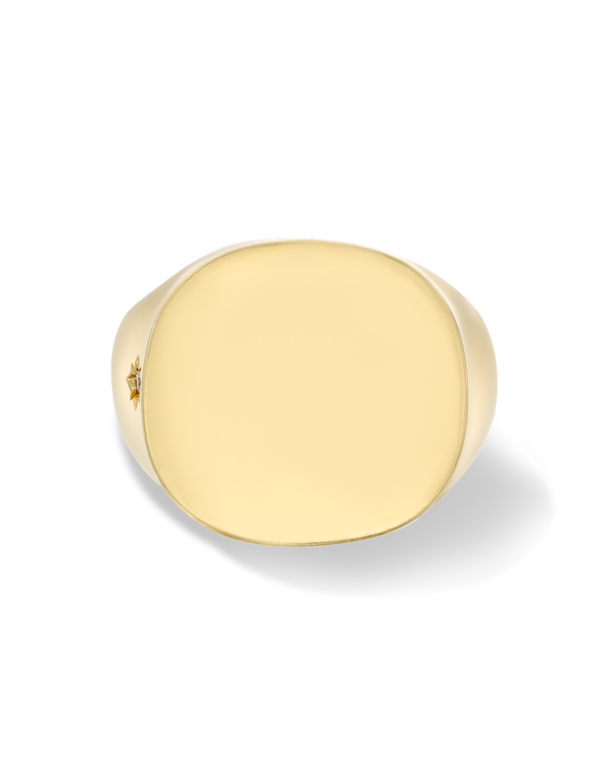 Mila Gold Ring Side Star Setting