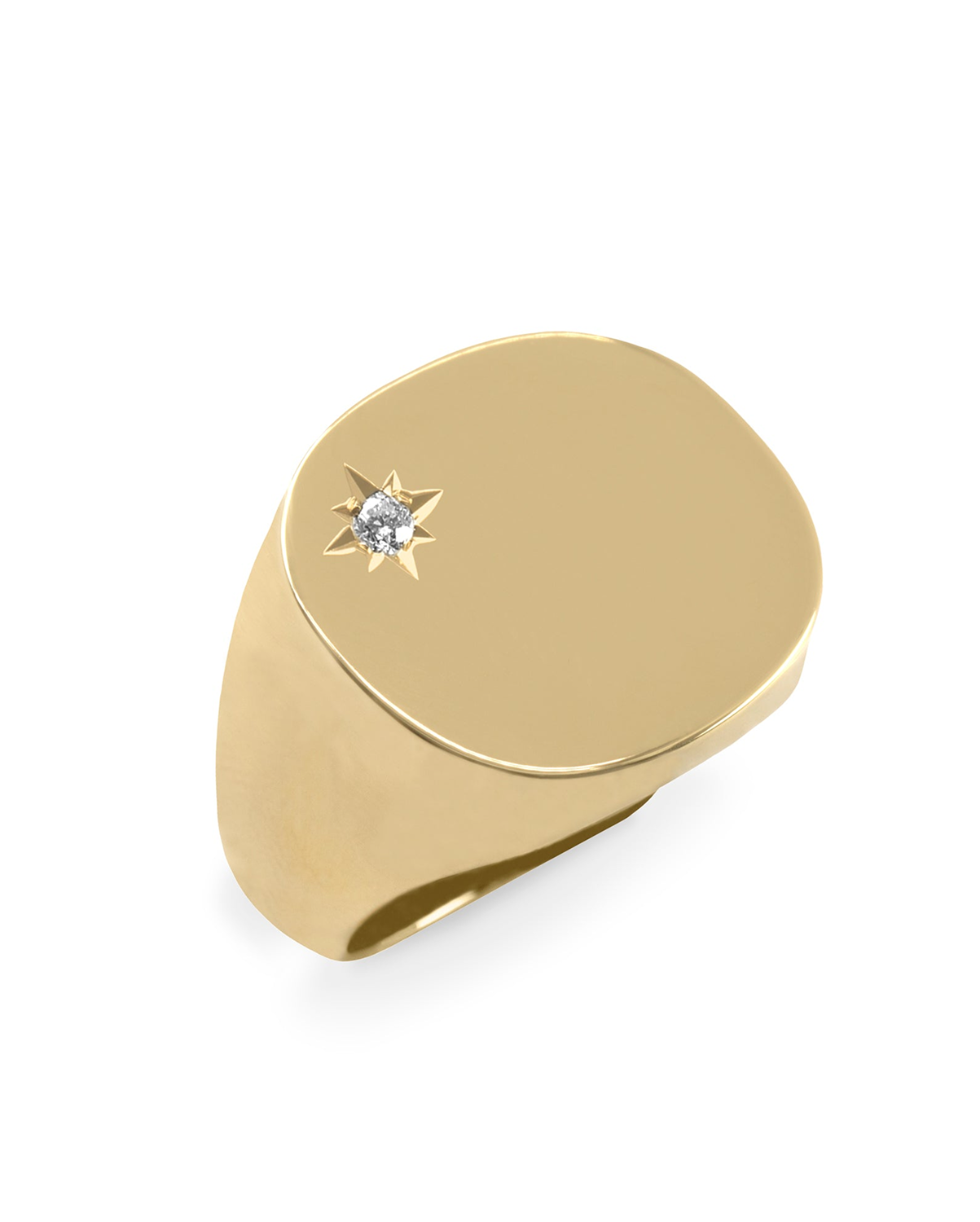 Mila gold Ring white diamond