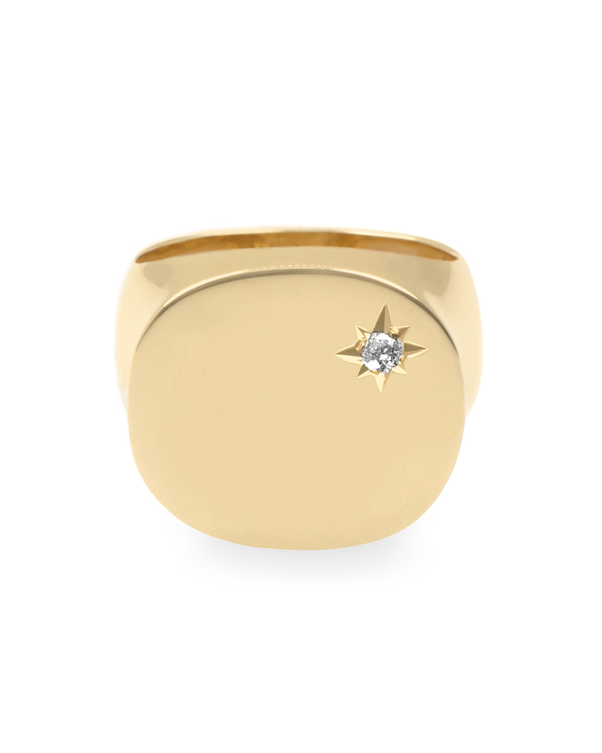 Mila gold Ring white diamond