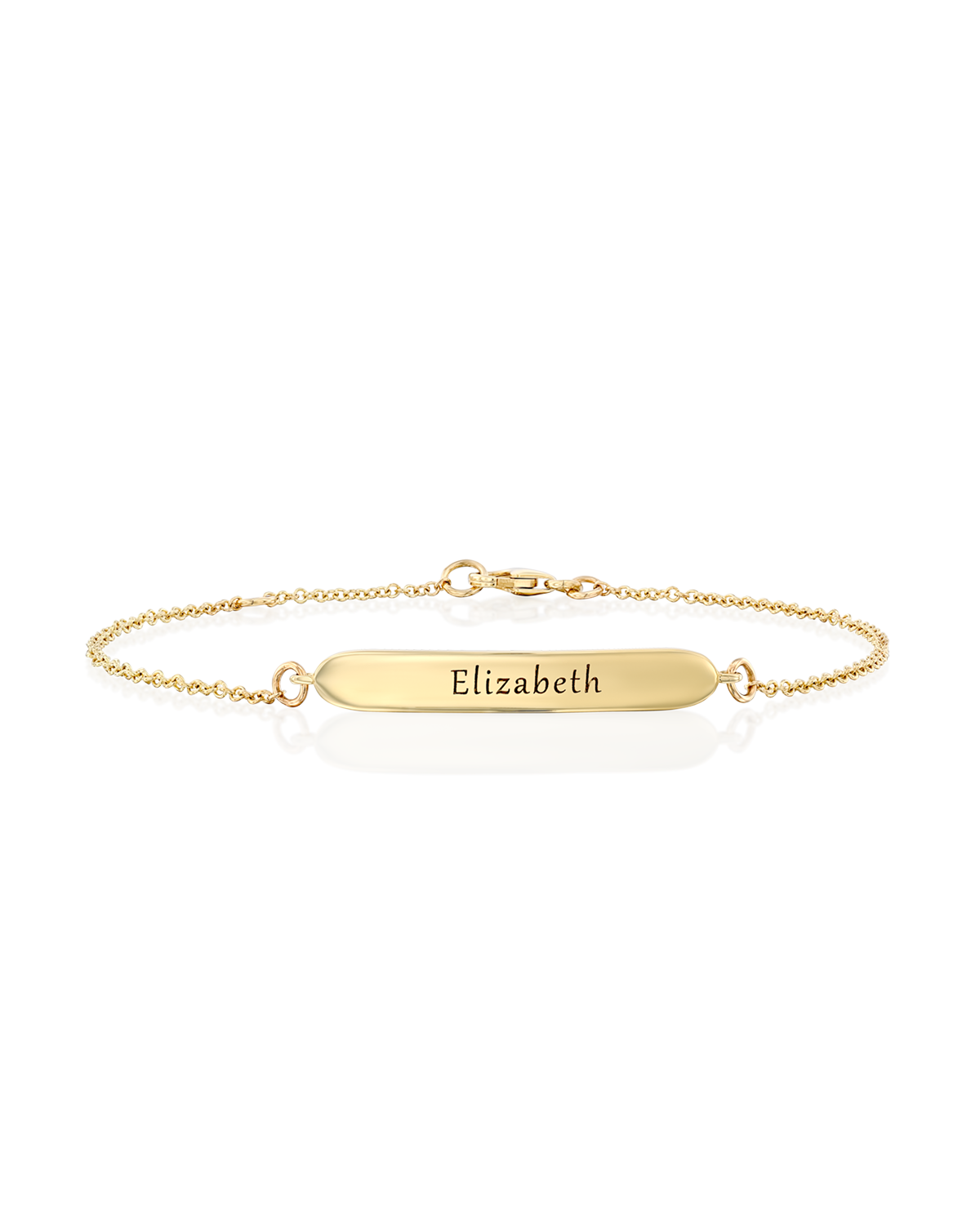 Florence Gold Bracelet With Engraving