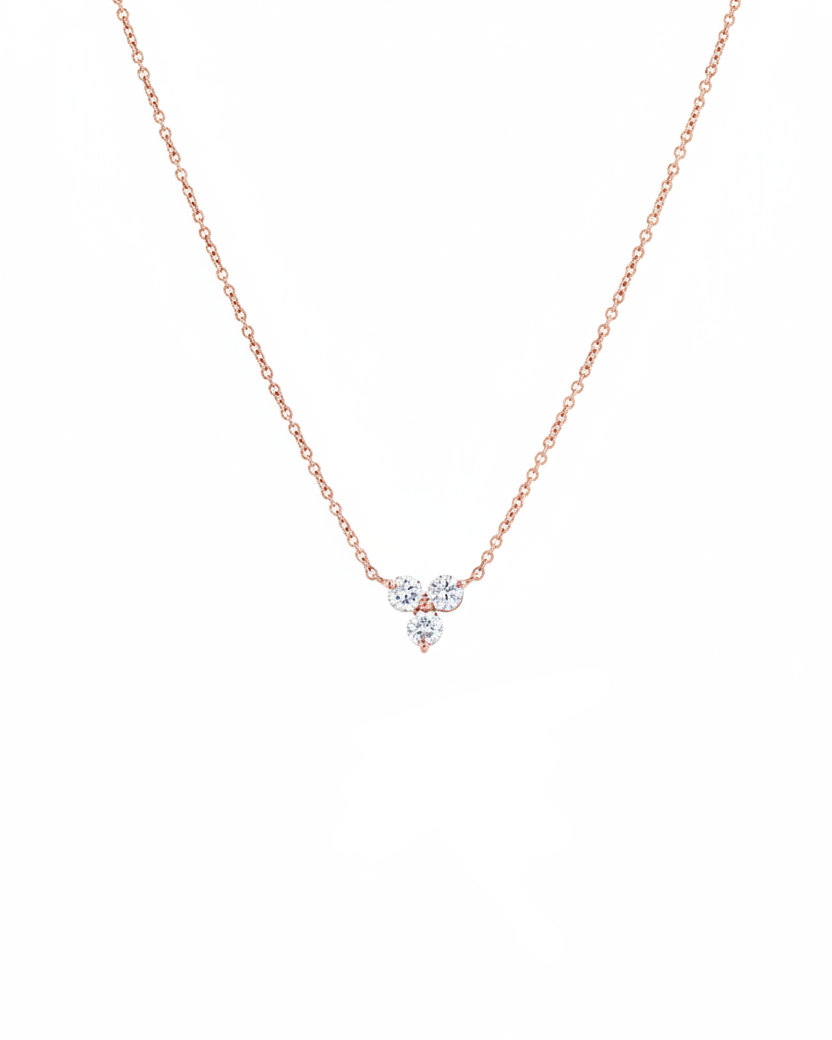 Grace Necklace White Diamonds
