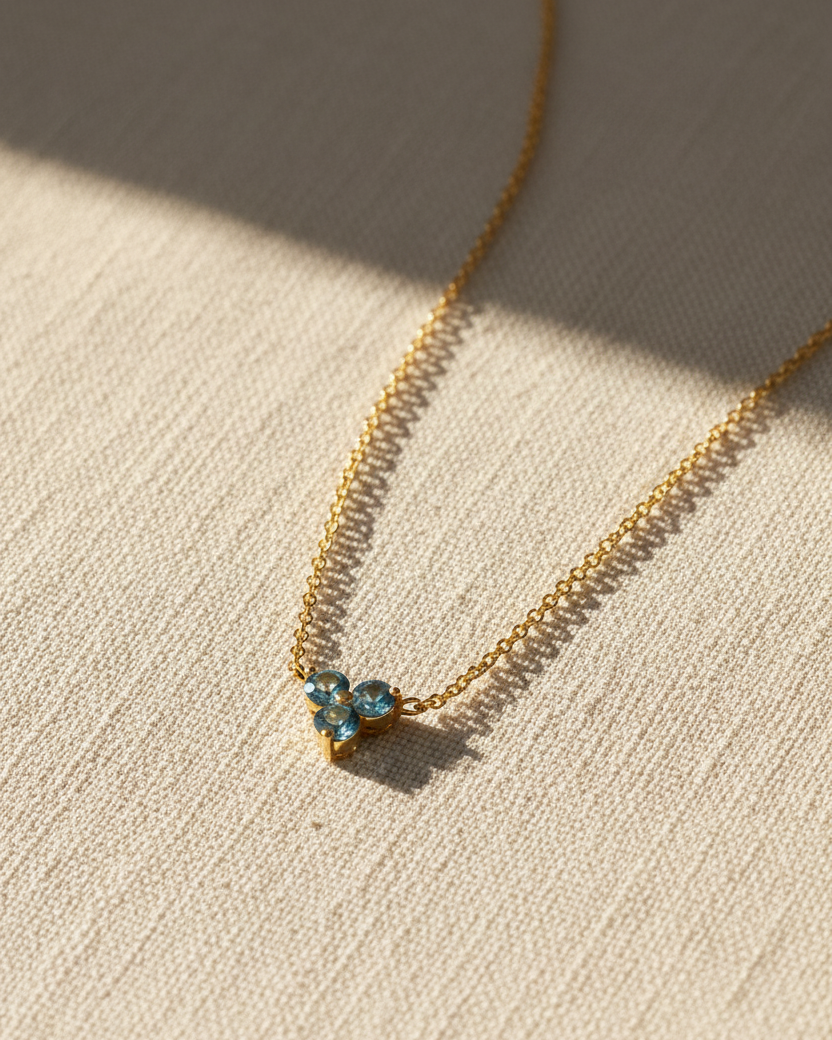Grace Aquamarine Necklace