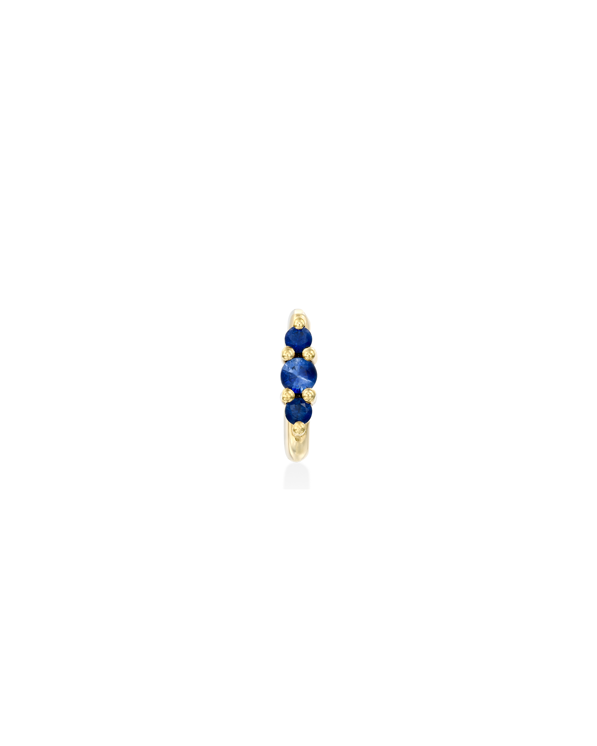 Audrey Mini Hoop With Sapphire