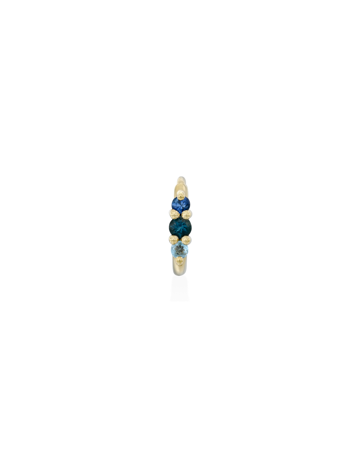 Audrey Mini Hoop Earring blue rainbow