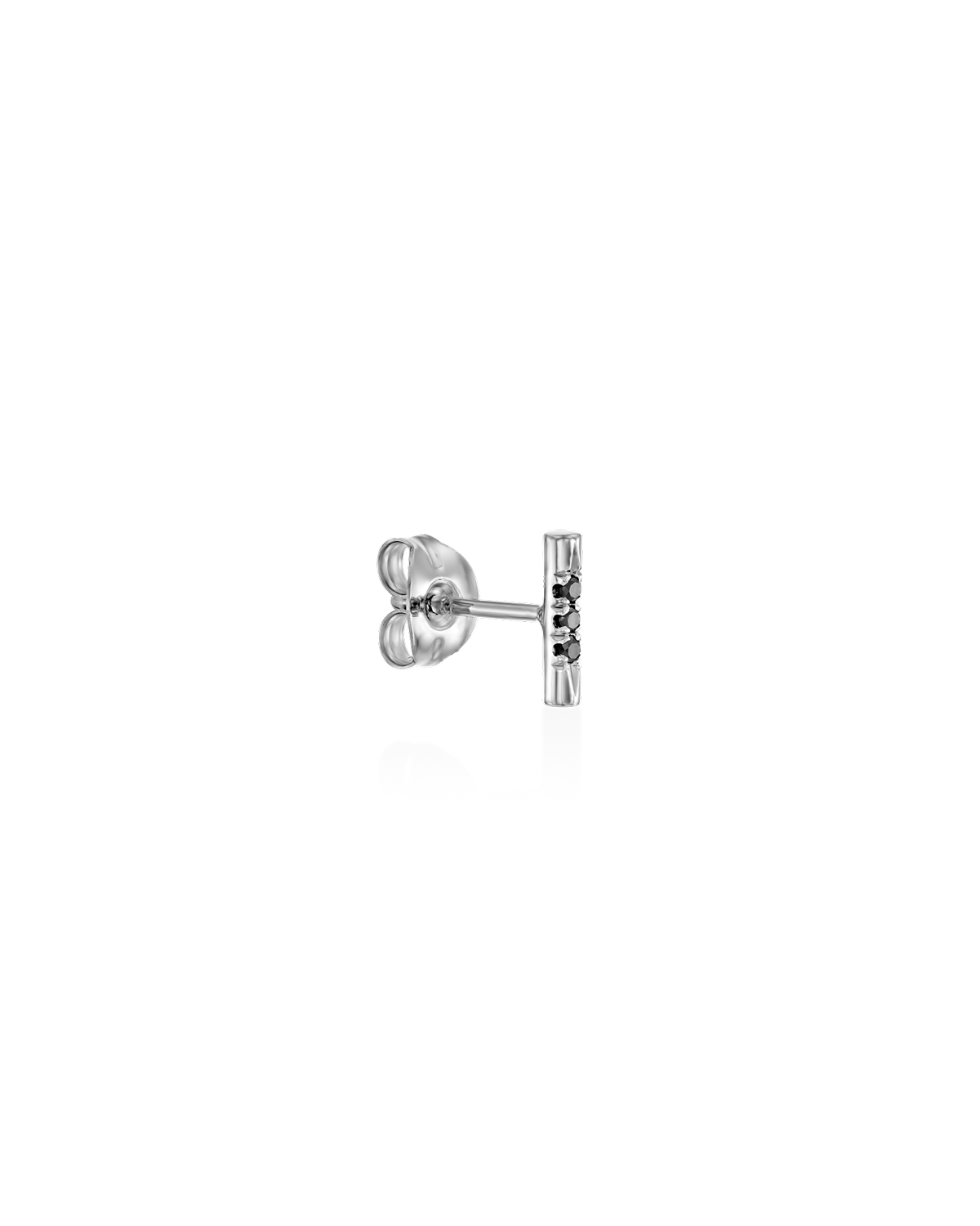 Valerie Gold Earring Black Diamonds
