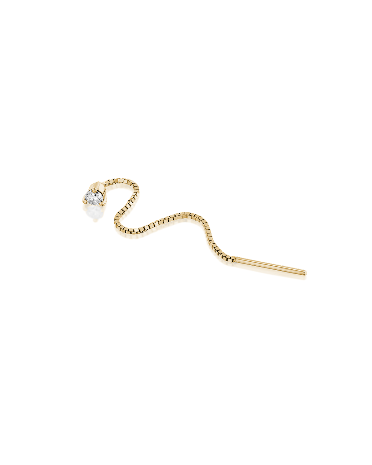 Noni White Diamond Earring