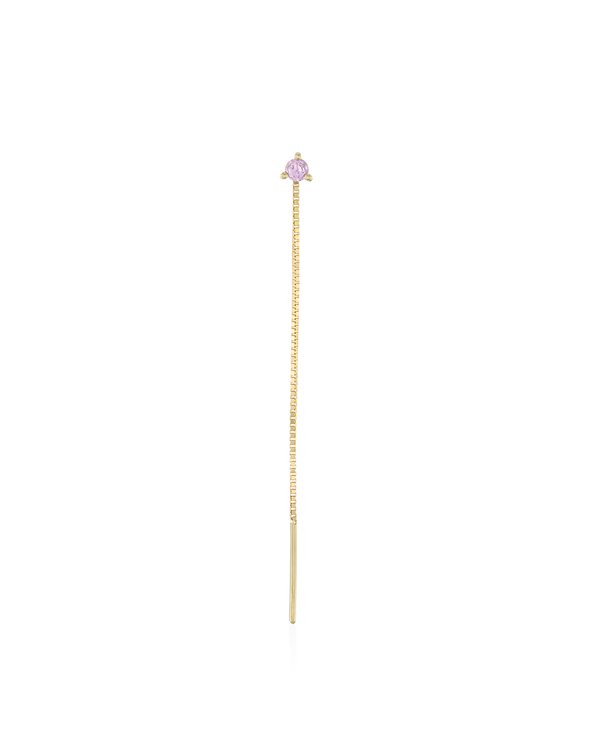 Noni Earring With pink Sapphire