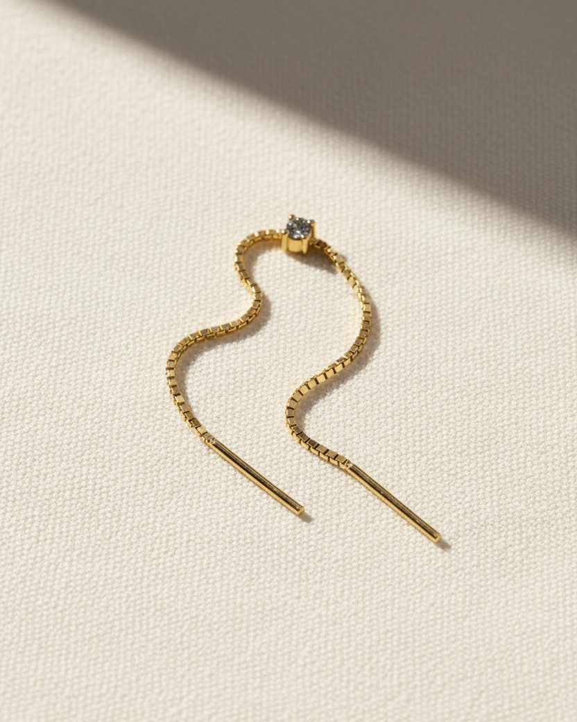 Nina Earring Gray diamond