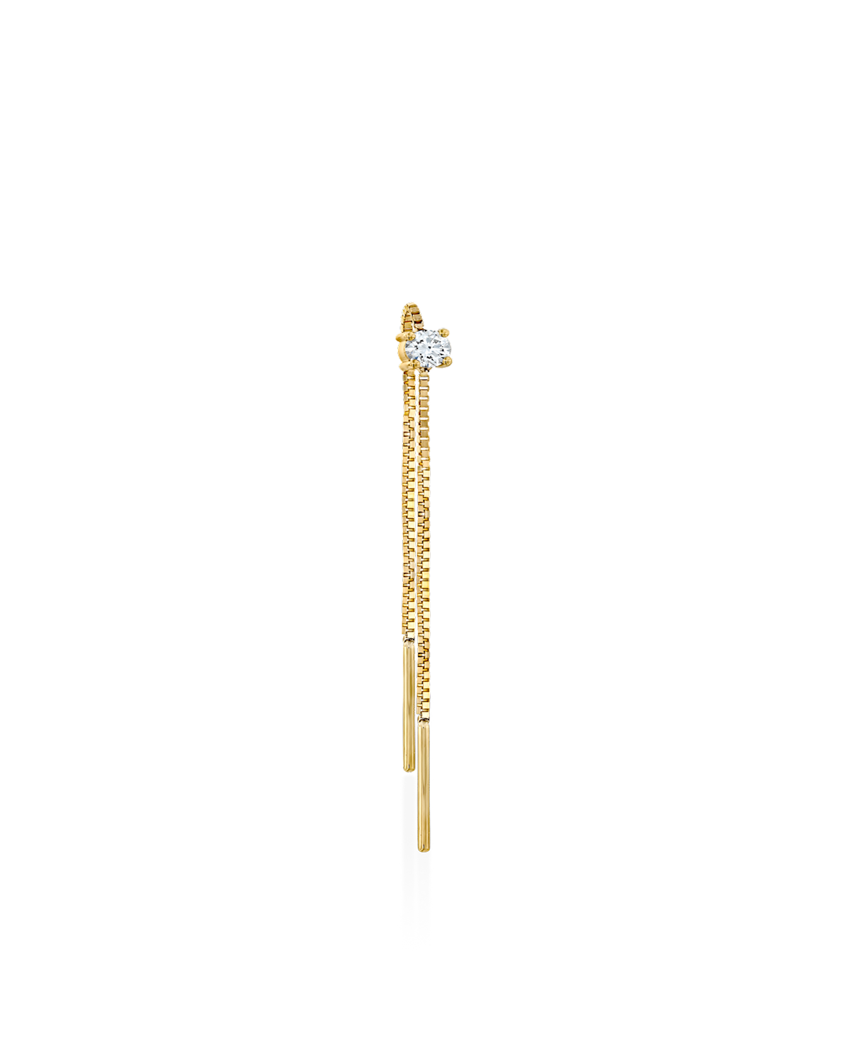 Nina Earring White Diamond 3 mm