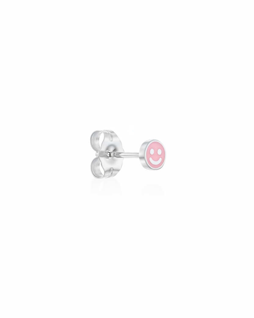 Smiley Gold Earring