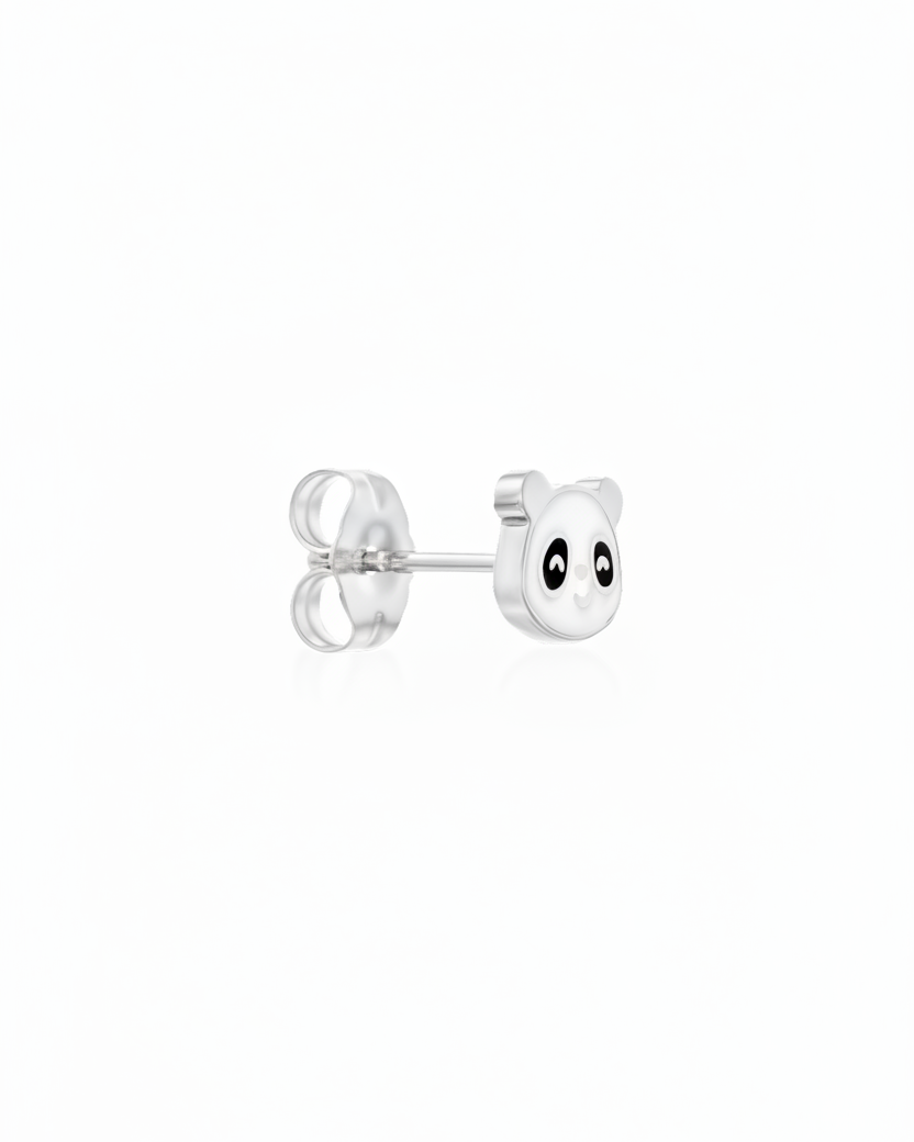 Panda Gold Earring