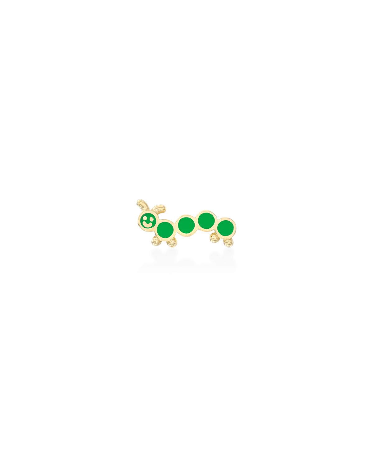 Caterpillar Gold Earring