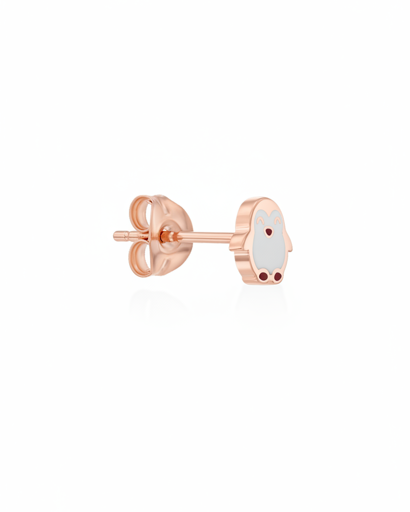 Penguin Gold Earring - picture